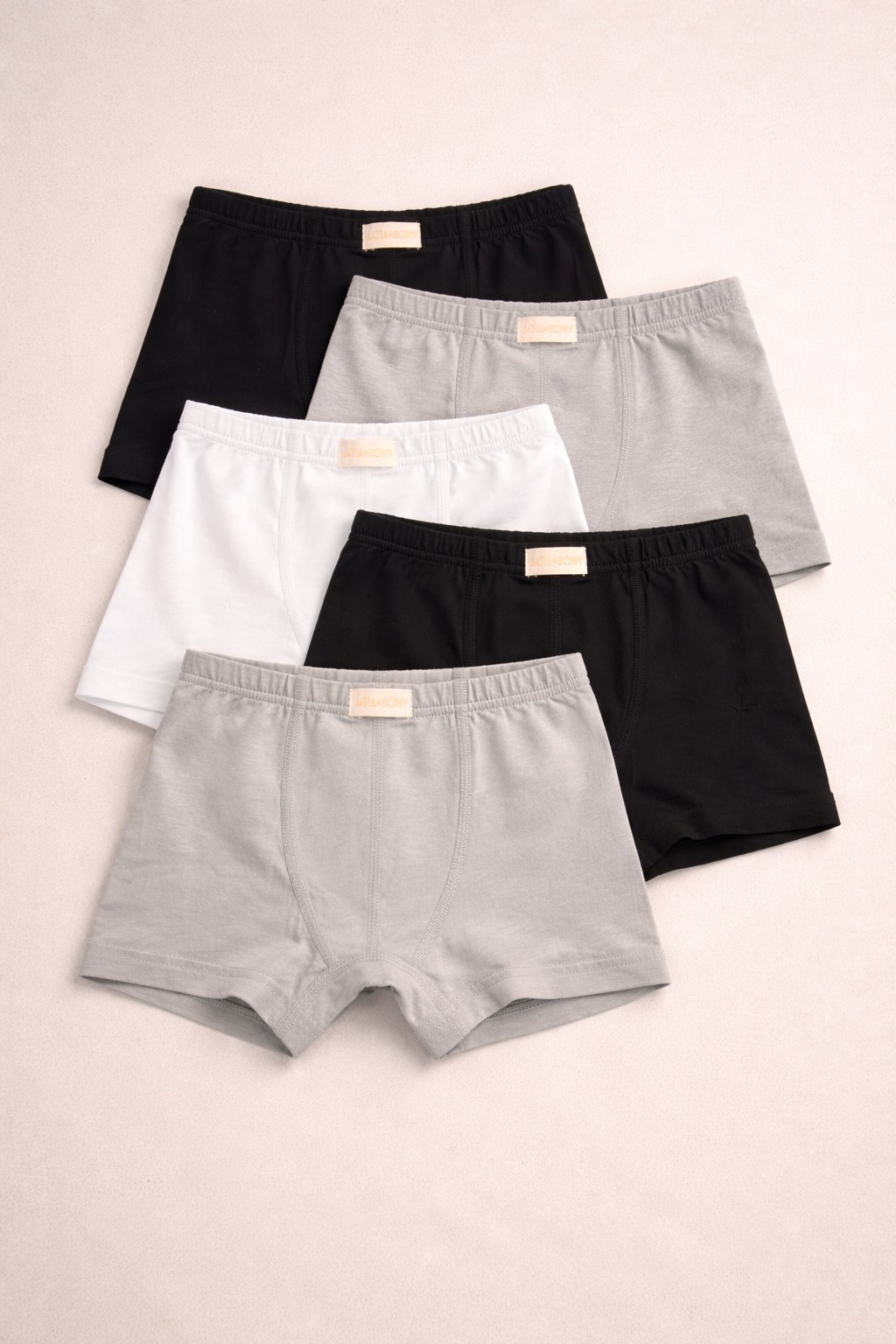 Erkek Çocuk 5'li Boxer Çok Renkli