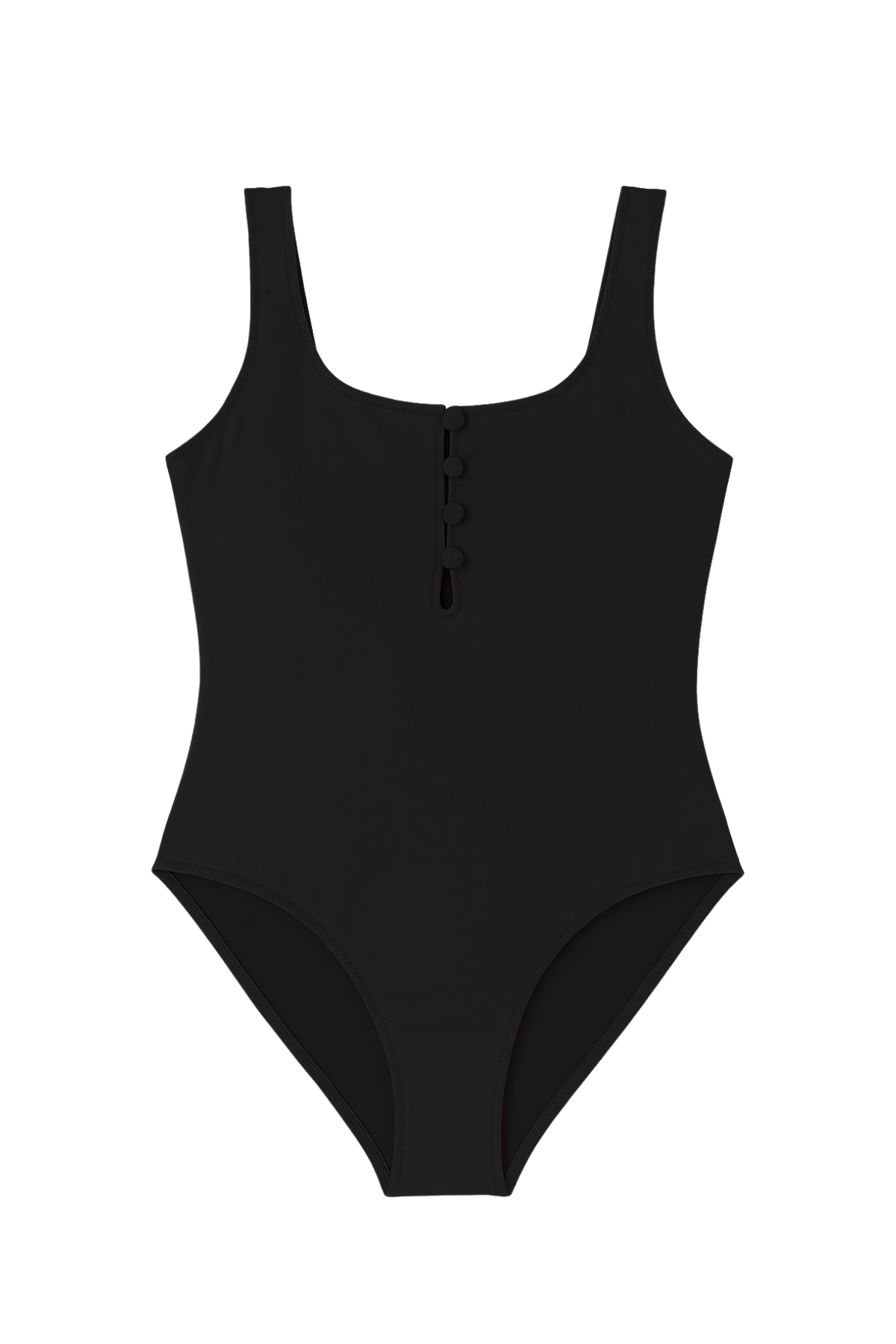 Kadın Lemon Party Düğmeli Mayo Siyah