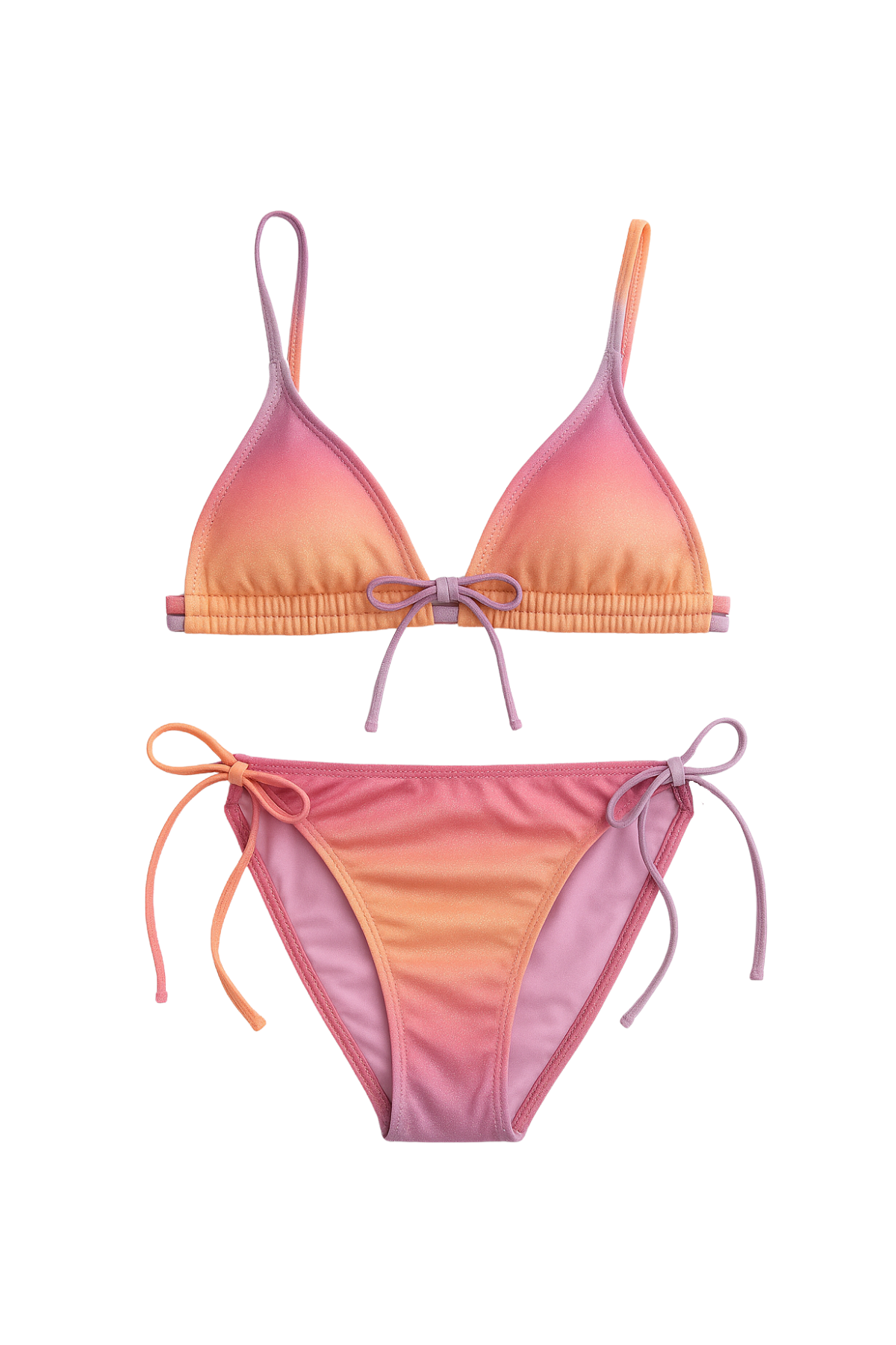 Kadın Unicorn Fiyonk Bağlamalı Bikini Takımı