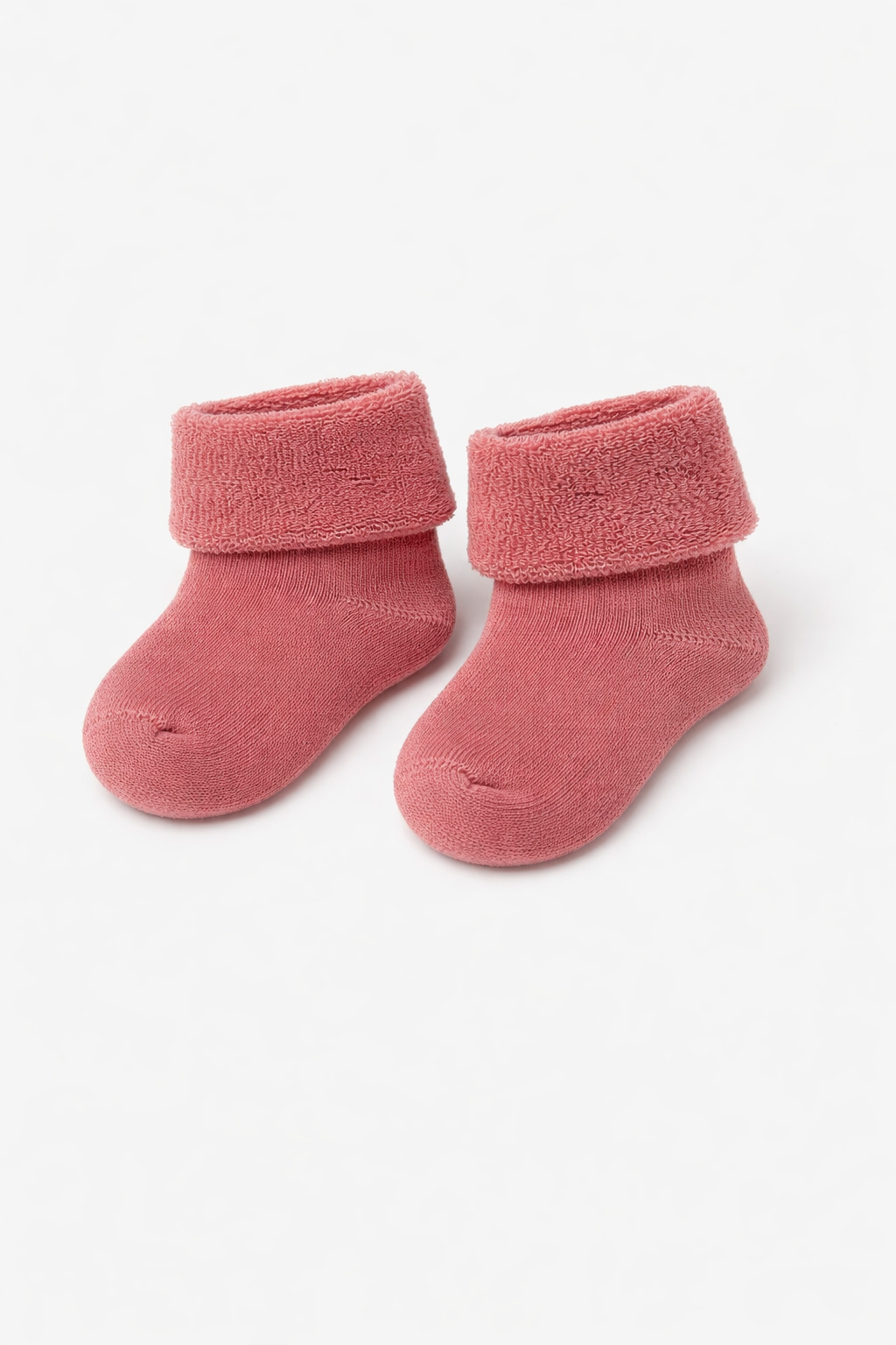 Kız Bebek 4lü Havlu Soket Çorap Pembe Mix
