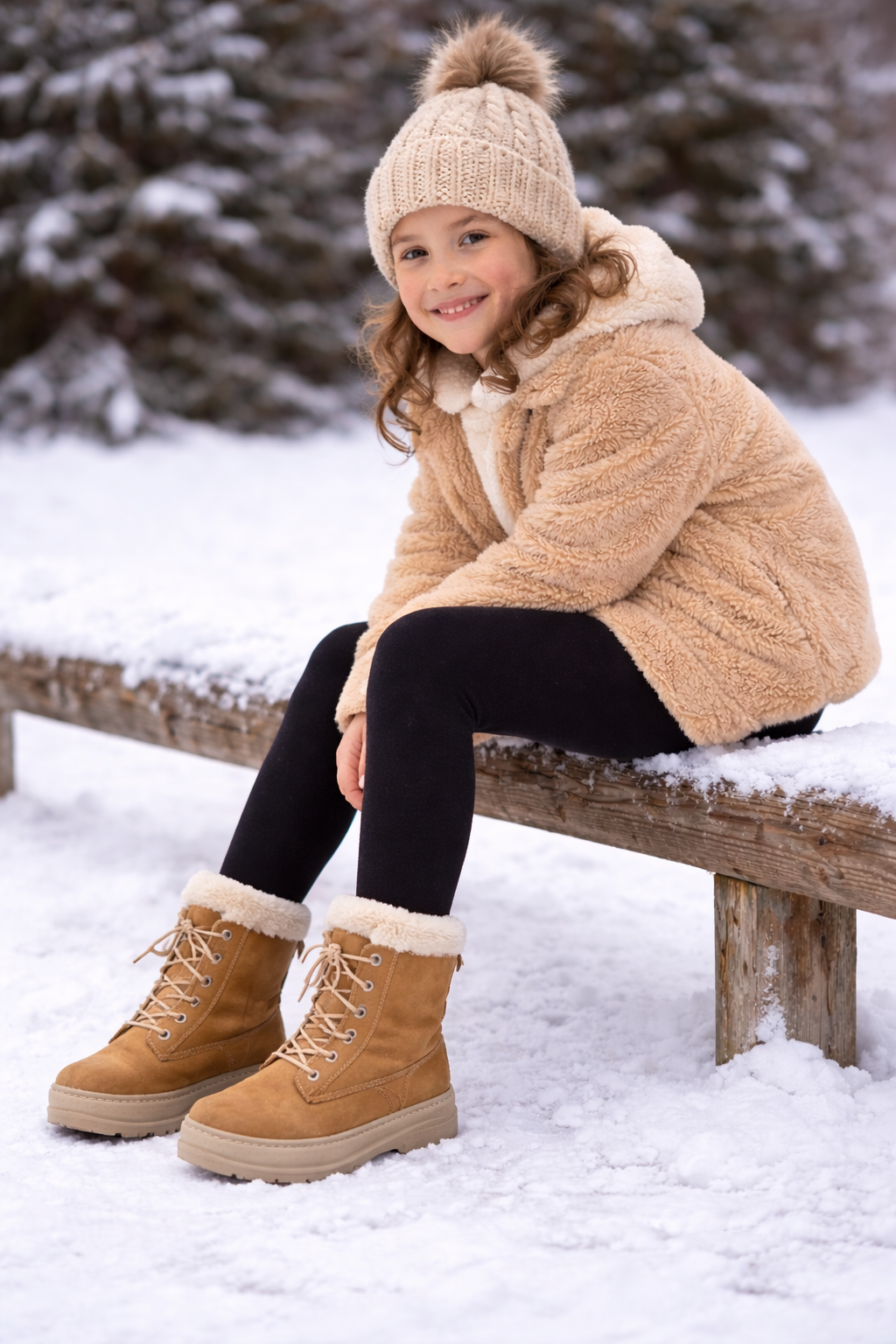 Kız Çocuk Termal İçi Polarlı Külotlu Çorap