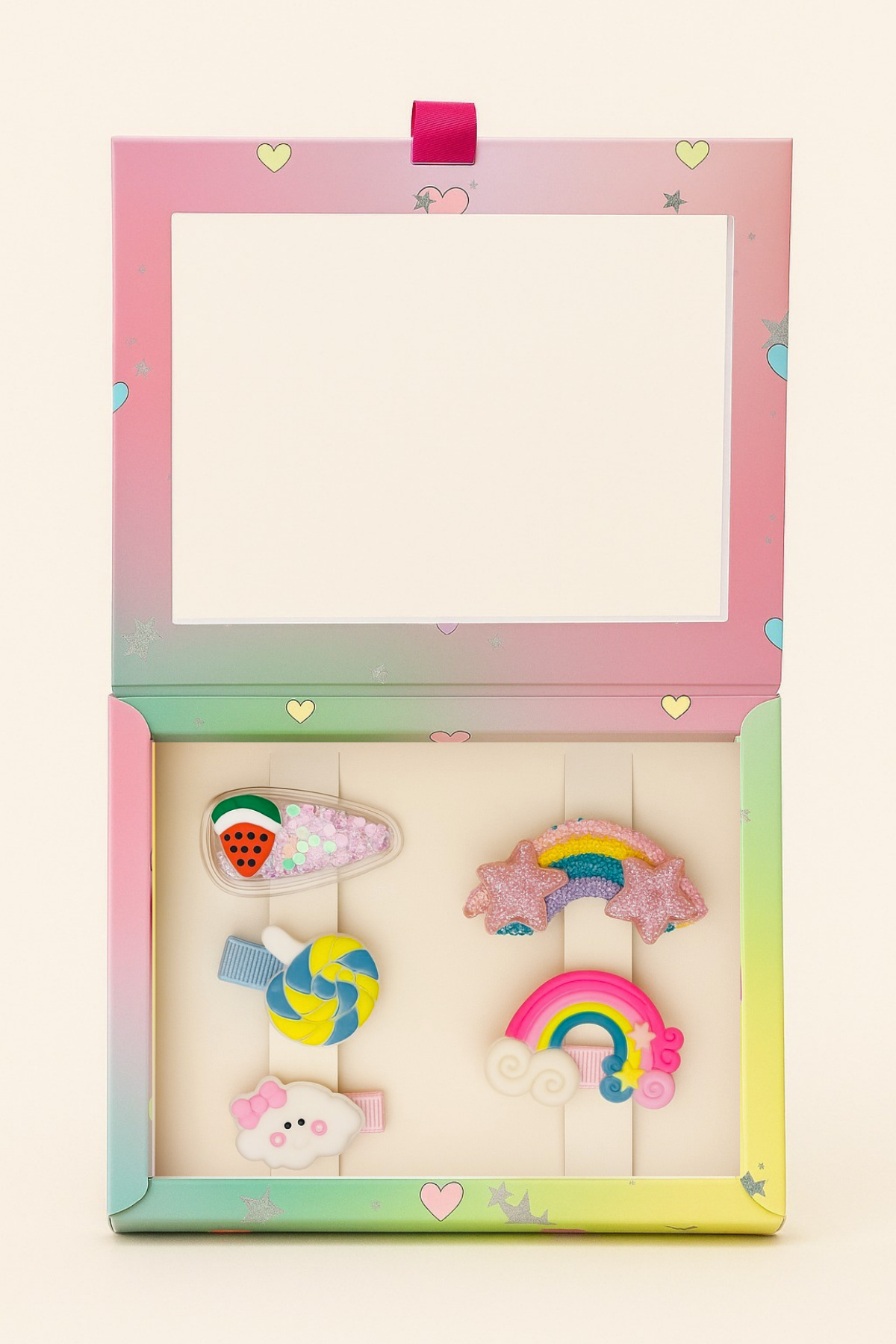 Kız Çocuk Unicorn Toka Seti Mavi