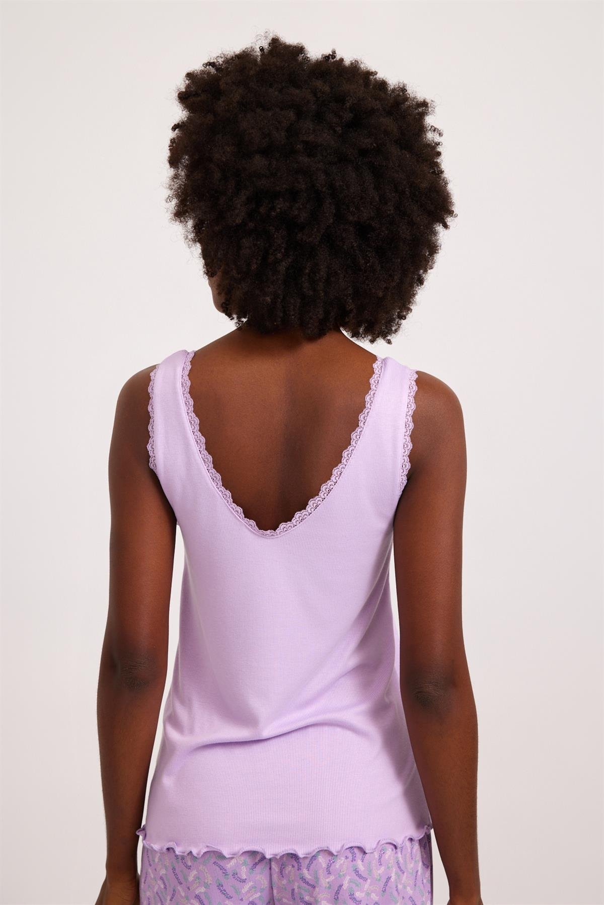 Lavender Kadın Askılı Üst Lila