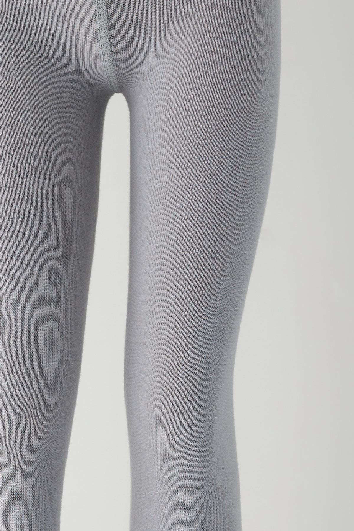 Cotton Childrens Tights Gray