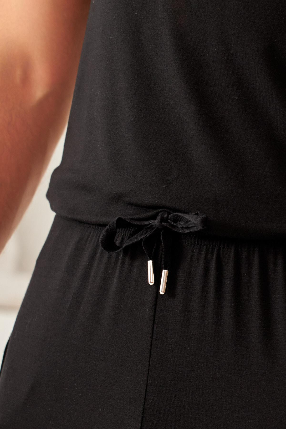 Mens Black Drawstring Sweatpants