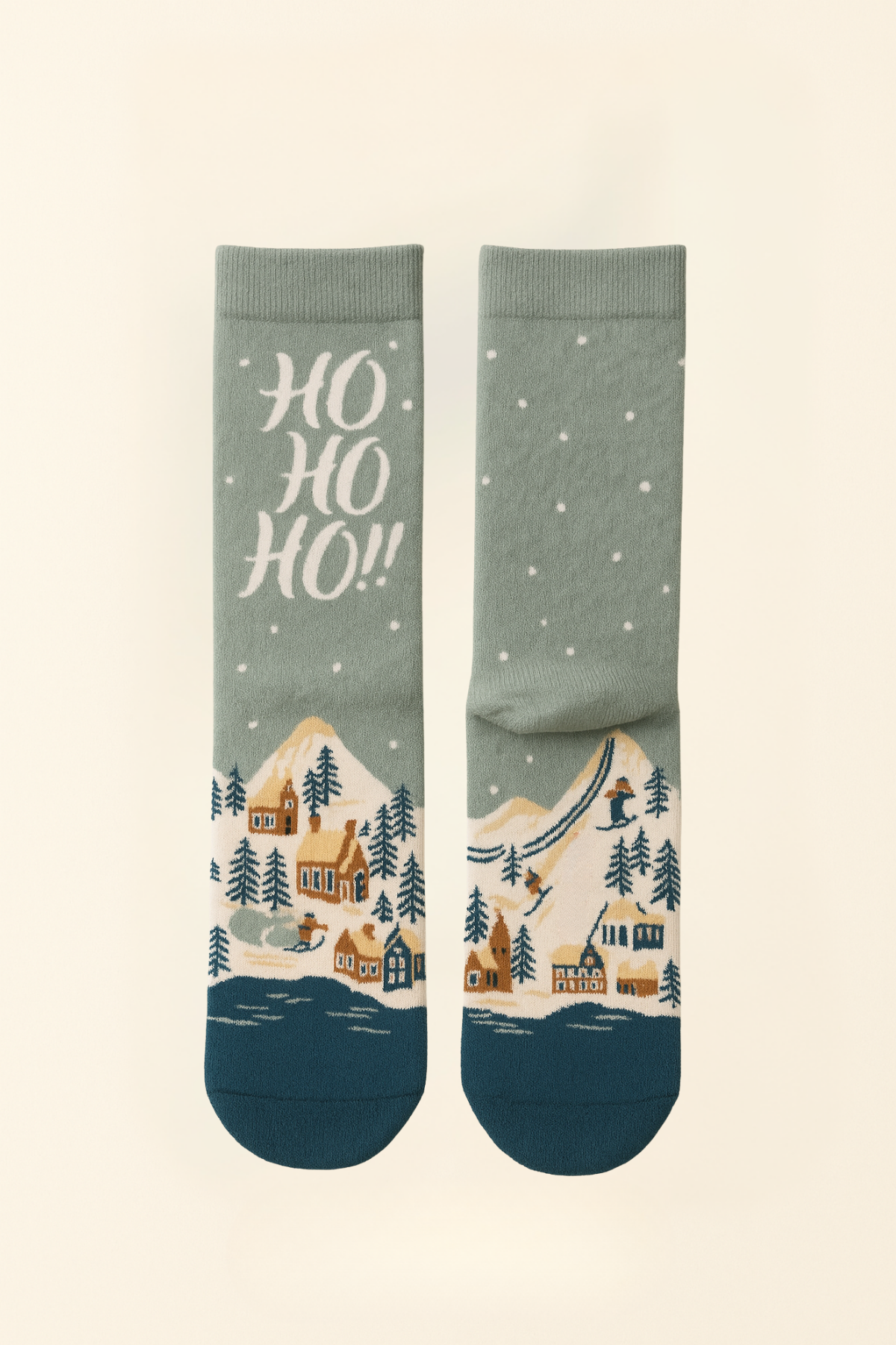 Unisex Yılbaşı Temalı Soket Çorap 