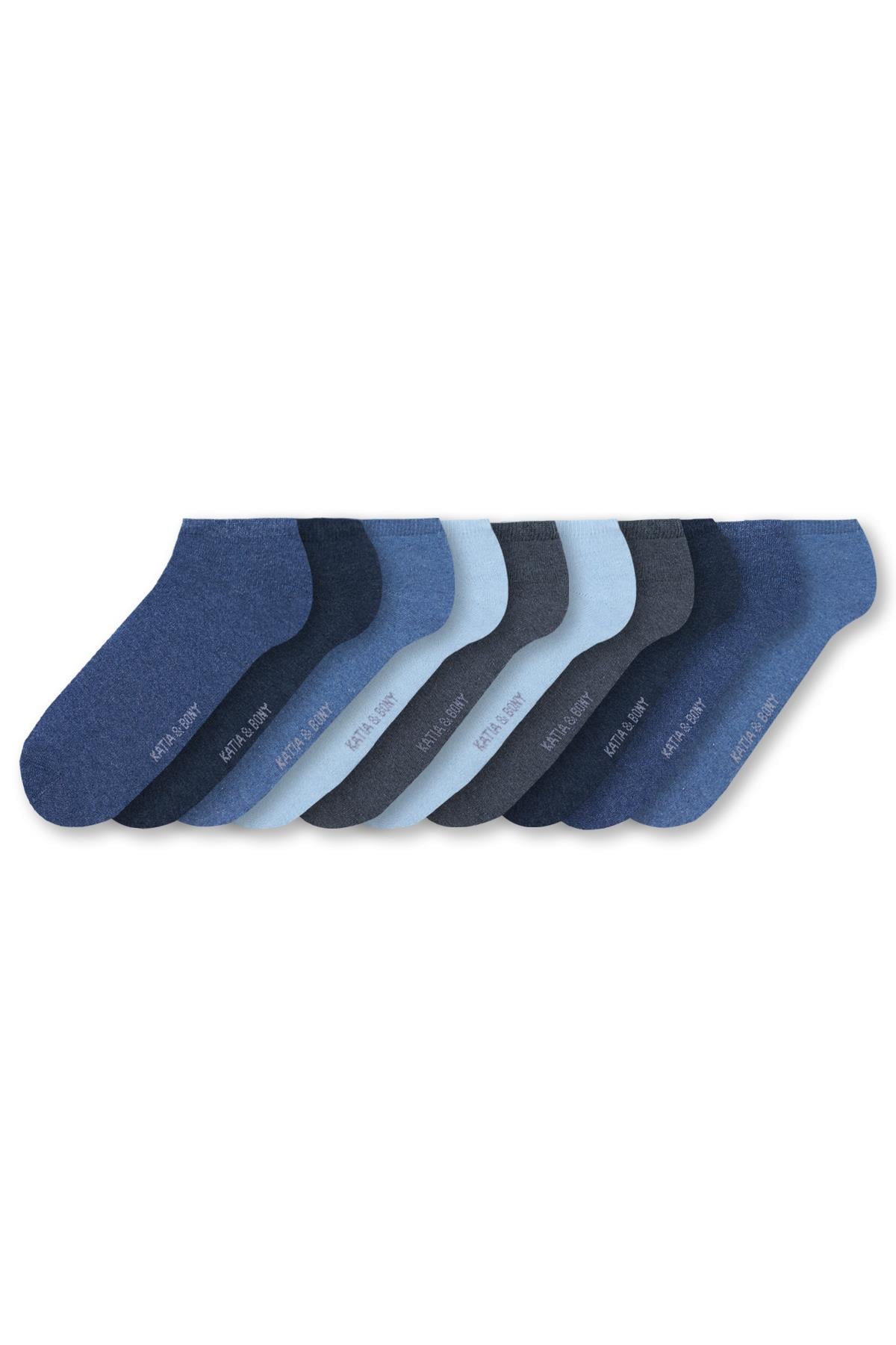 10'Lu Paket Recycled Erkek Step Çorap