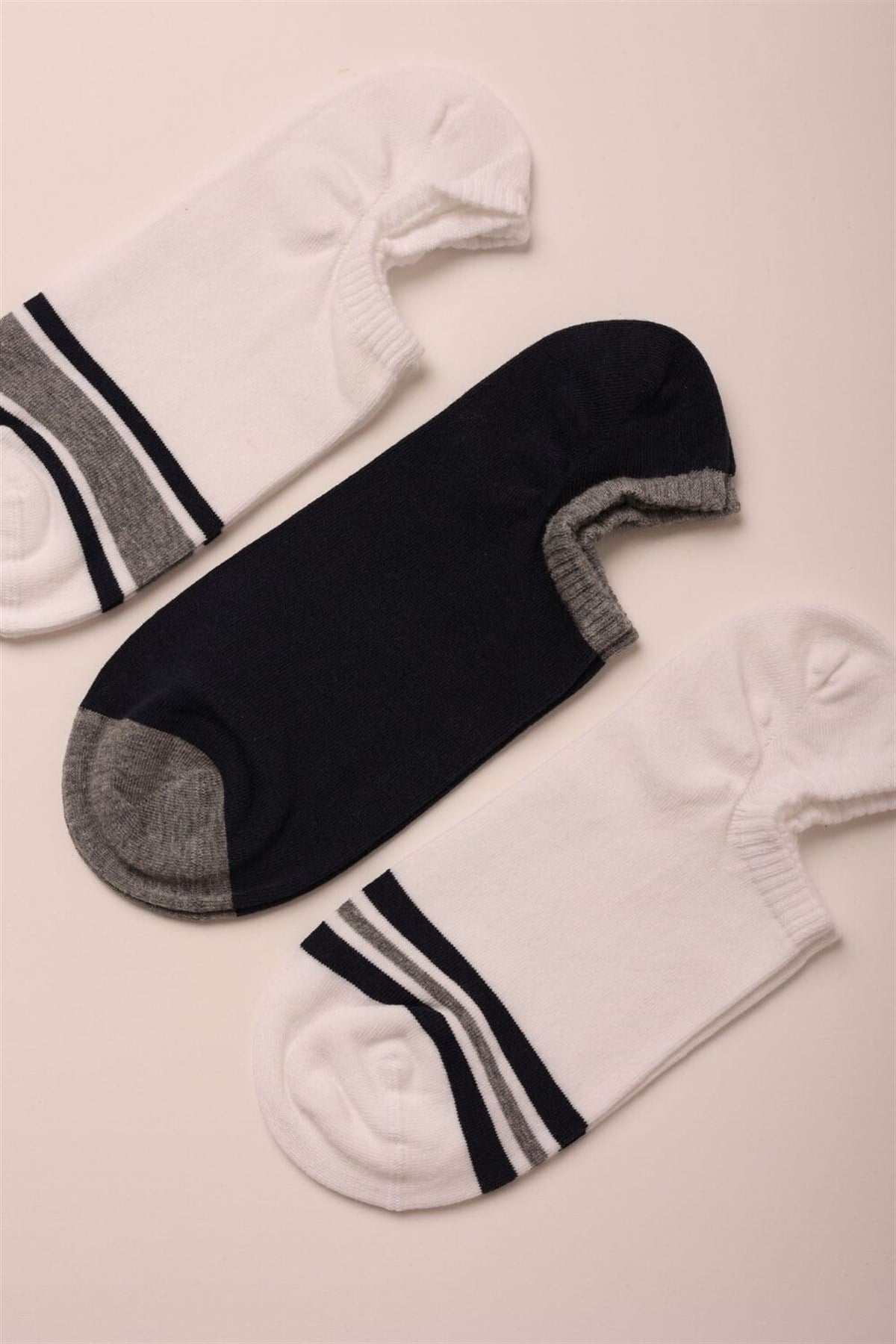 12201M4005 3PCK STRONG MEN INVISIBLE SOCKS-