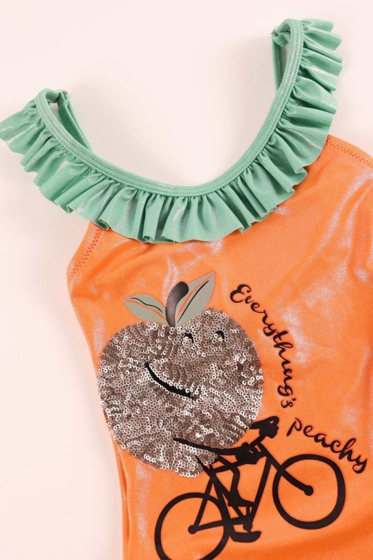12206K2015 GOOD THINGS KIZ ÇOCUK MAYO-Turuncu