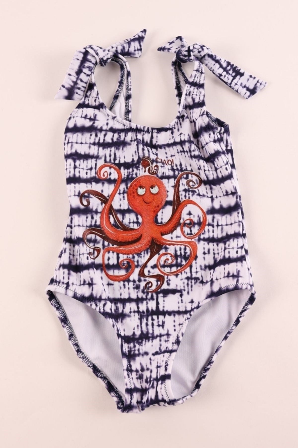 12206K2029 MARINE KIZ ÇOCUK MAYO-Desenli