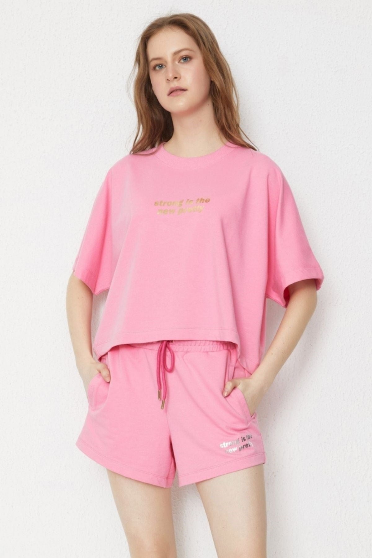12210W3017 MOTTO BATIK KADIN TSHIRT-