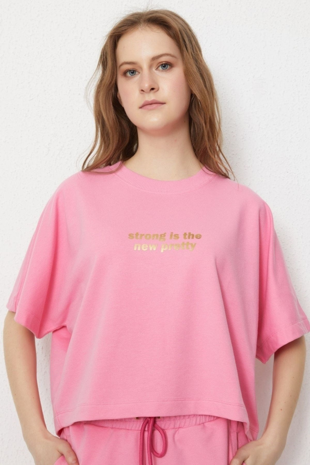 12210W3017 MOTTO BATIK KADIN TSHIRT-