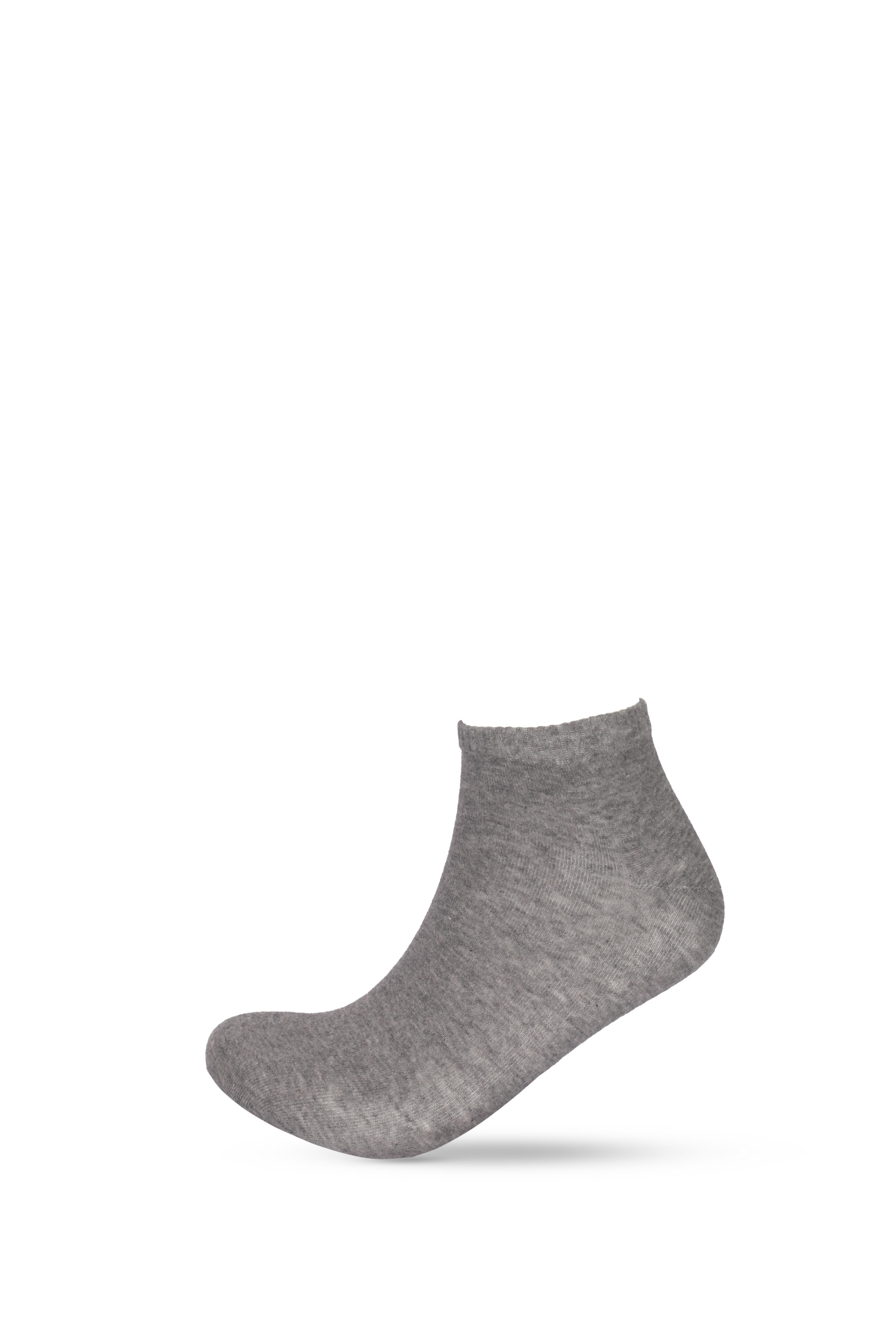 12401G2203 ERKEK 2 Lİ PCK STEP ÇORAP GRİ