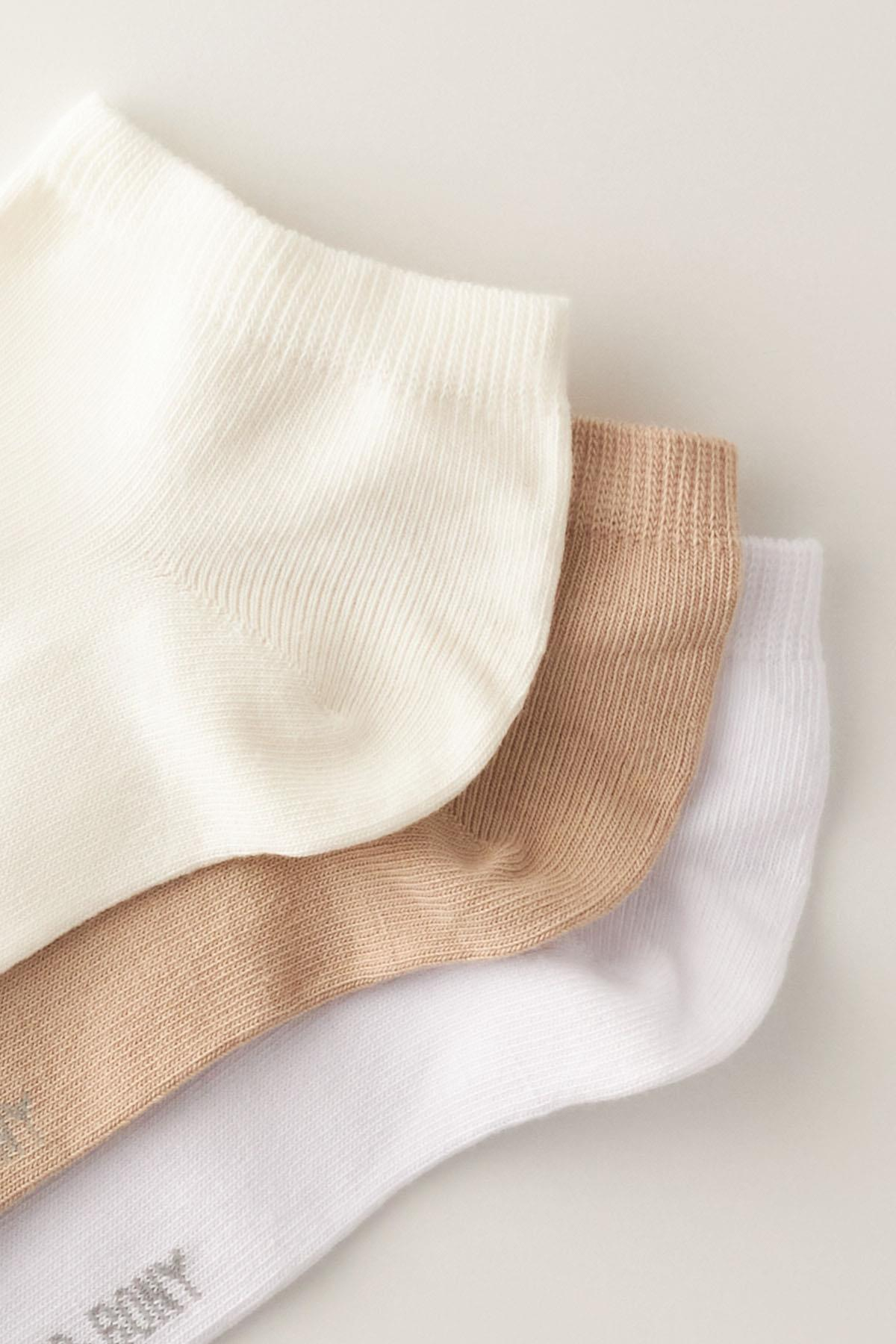 12401G2223 3PCK ERKEK STEP ÇORAP ÇOK RENKLİ