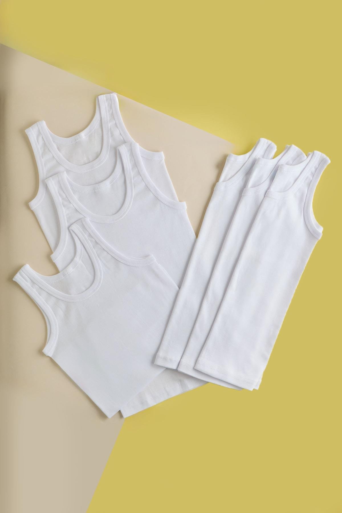 12401G2270 ERKEK ÇOCUK BASIC KALIN ASKILI ATLET Beyaz