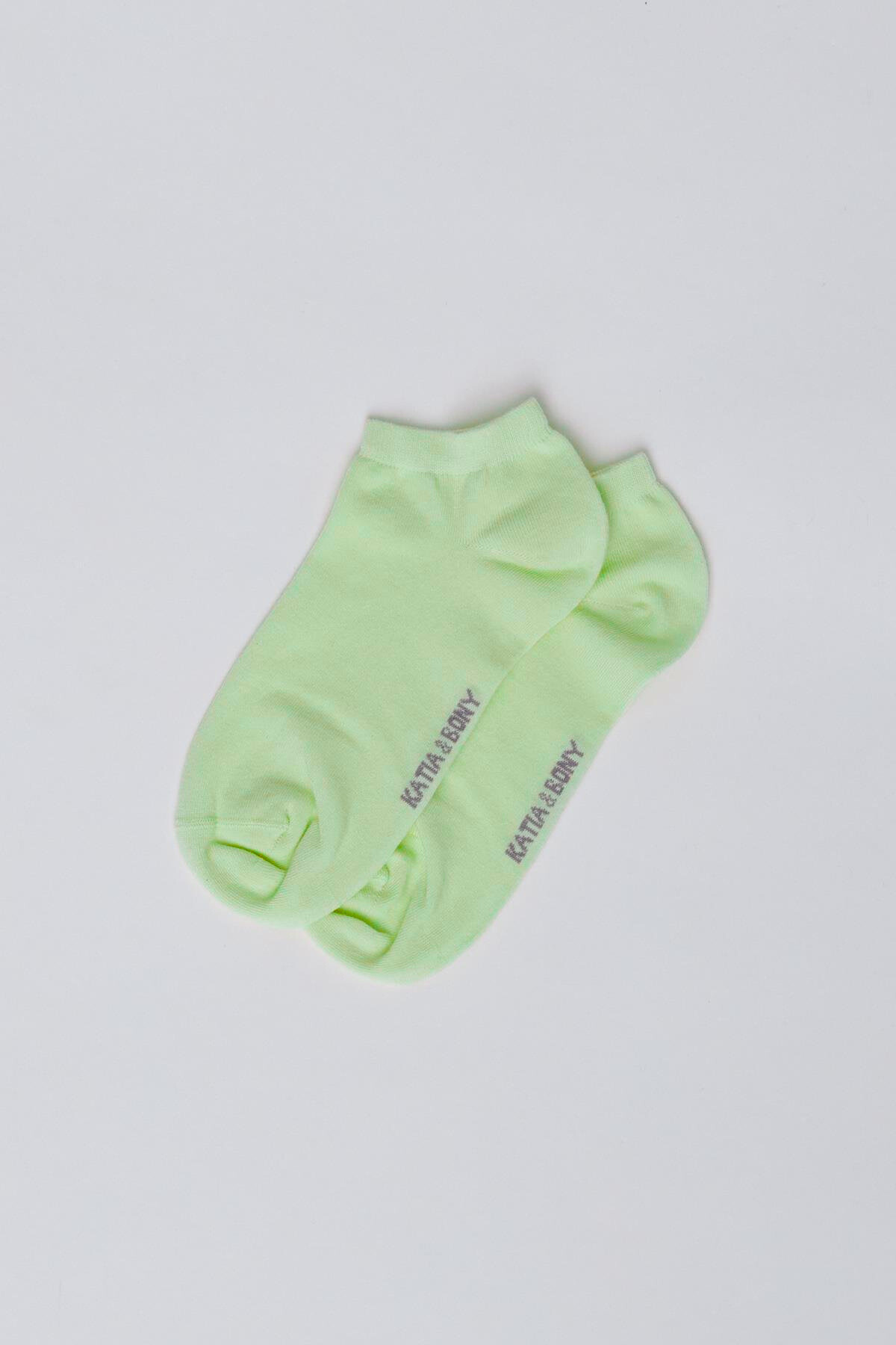 12501G1005 UNISEX STEP ÇORAP AÇIK YEŞİL