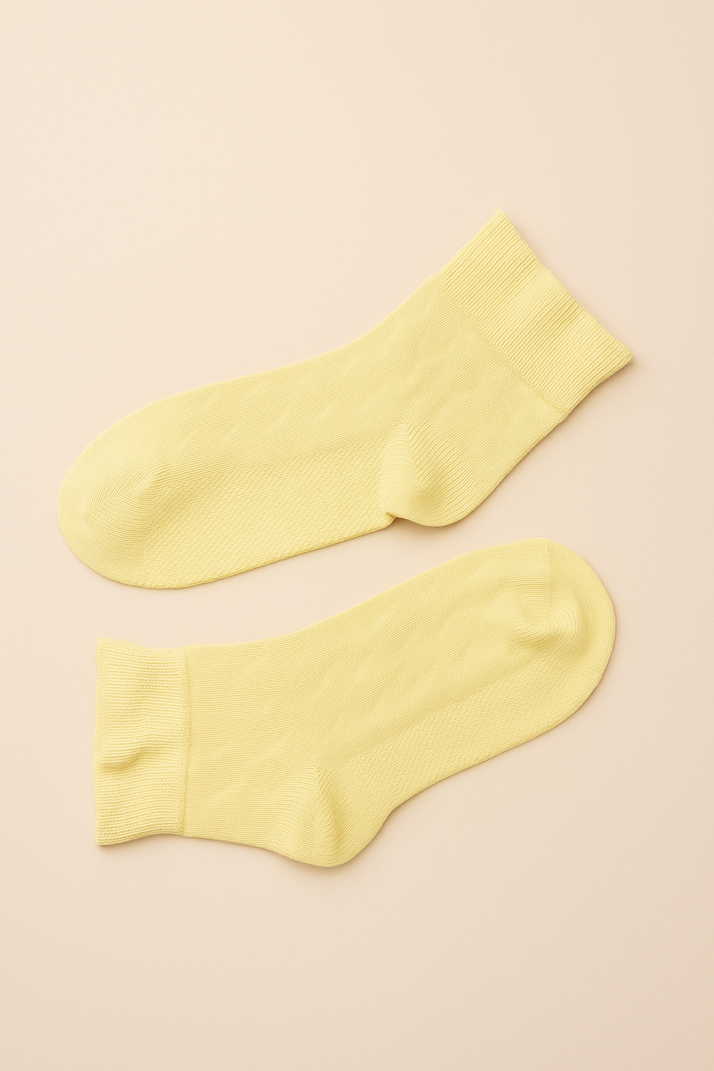12501G1039 BİLEĞİ FIRFIRLI ÇOCUK STEP ÇORAP Sarı
