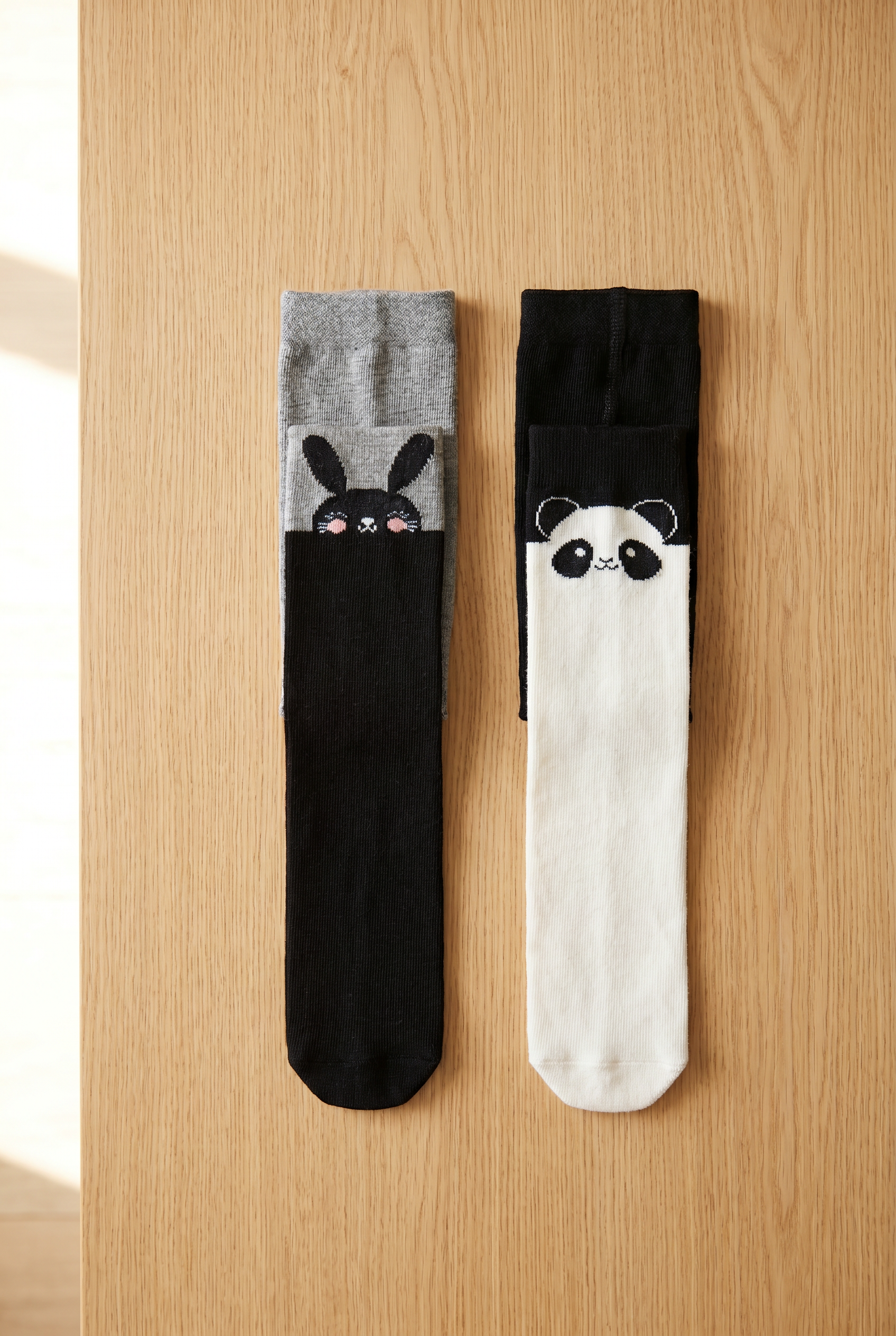 2Pck Anımal Prınt Baby Pantysocks Patterned