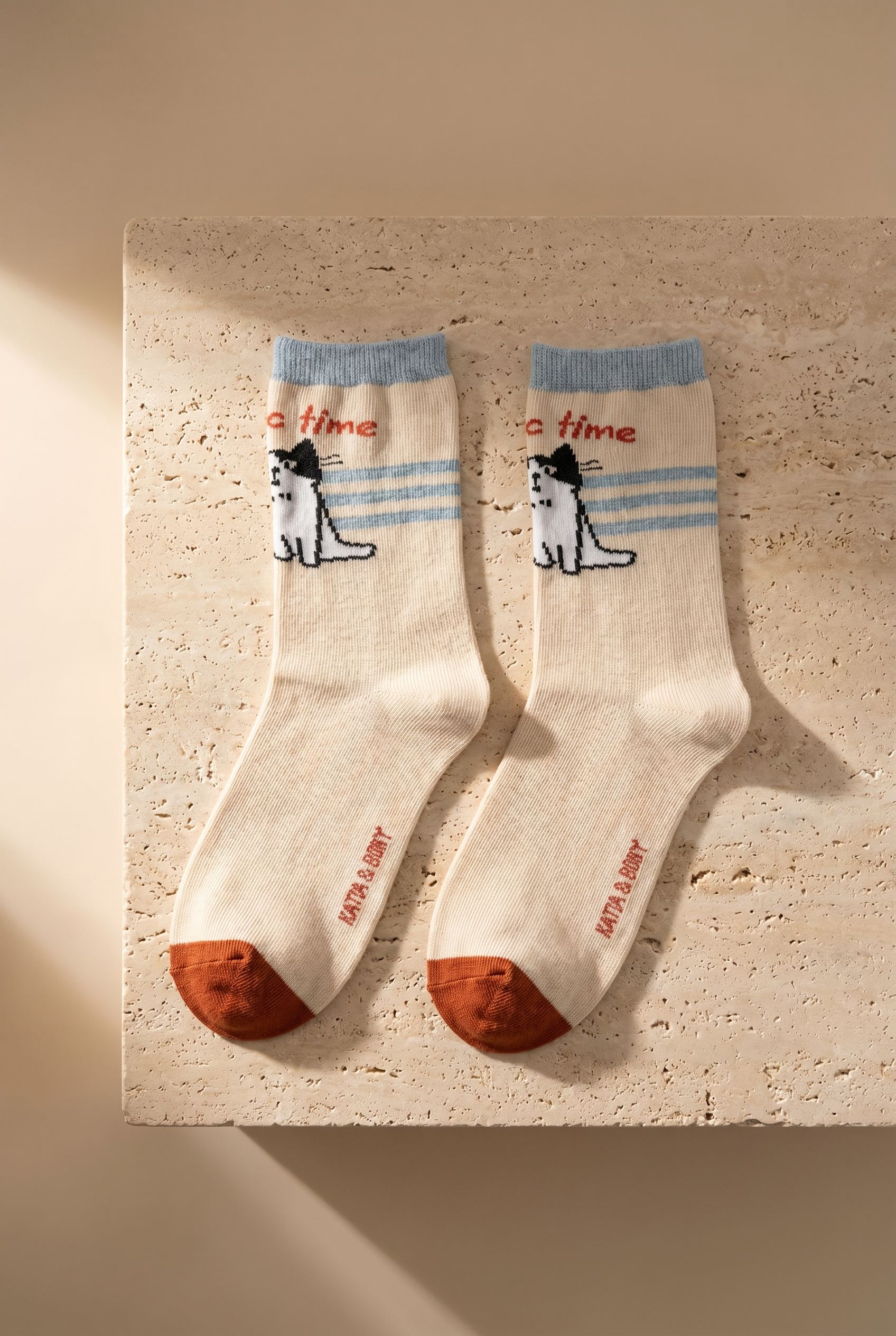 5Pck Cat Patterned Women's Socks Socks Patterned