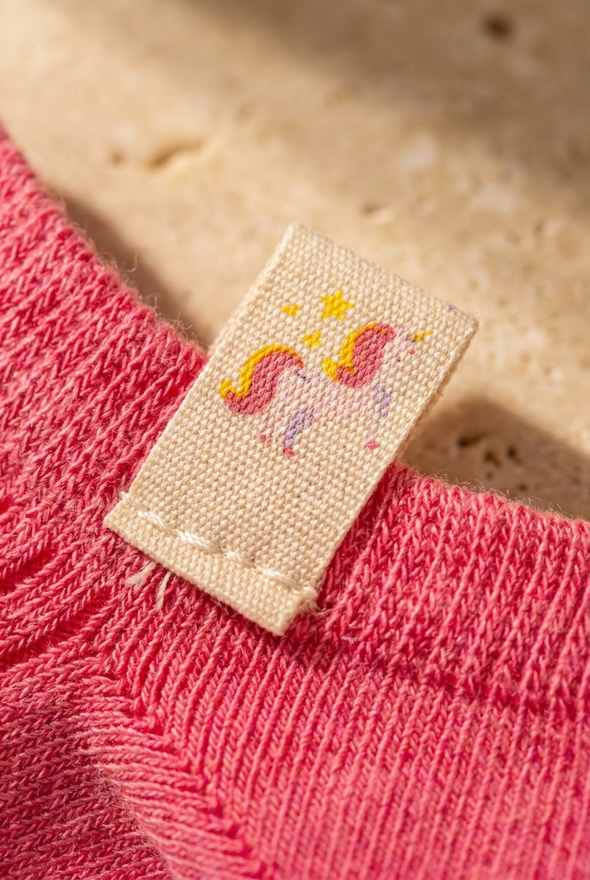 12601G2055 UNICORN DETAYLI ÇOCUK STEP ÇORAP Pembe