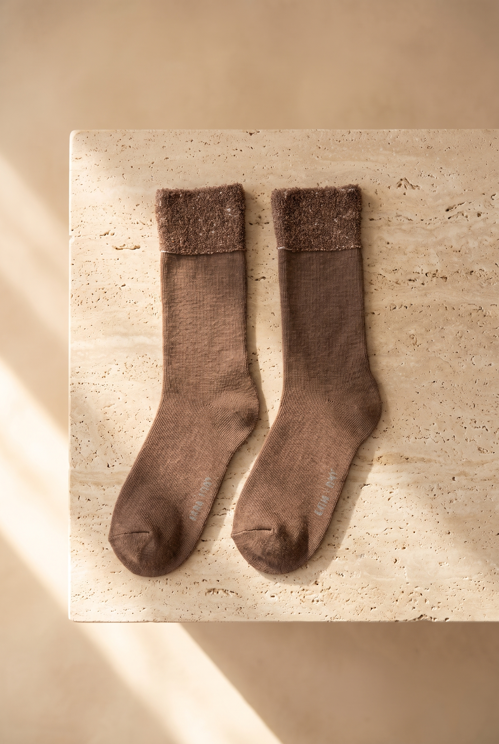 12601G2082 HAVLU ÇOCUK SOKET ÇORAP BROWN