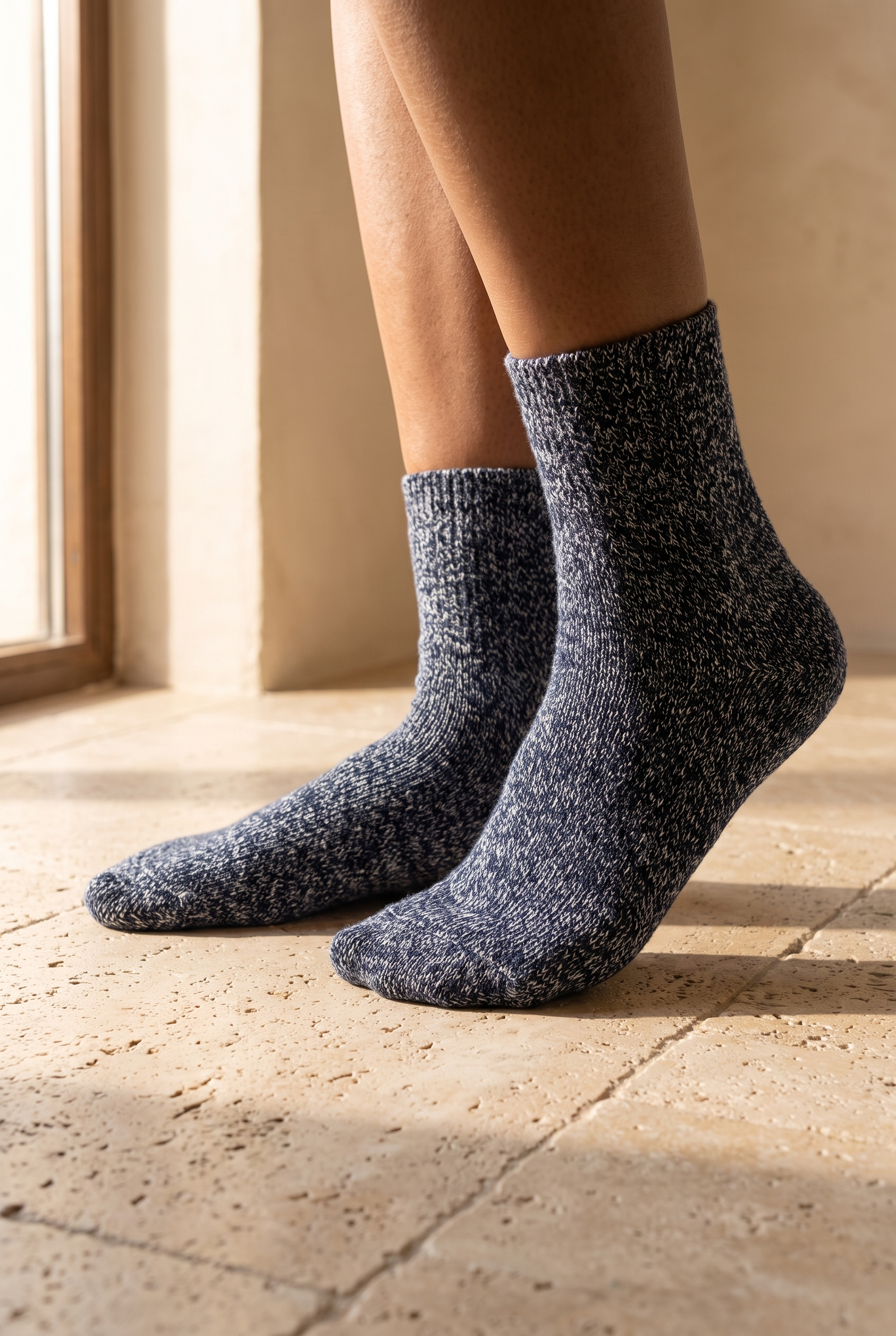 Unısex Thıck Socket-Step Socks Patterned
