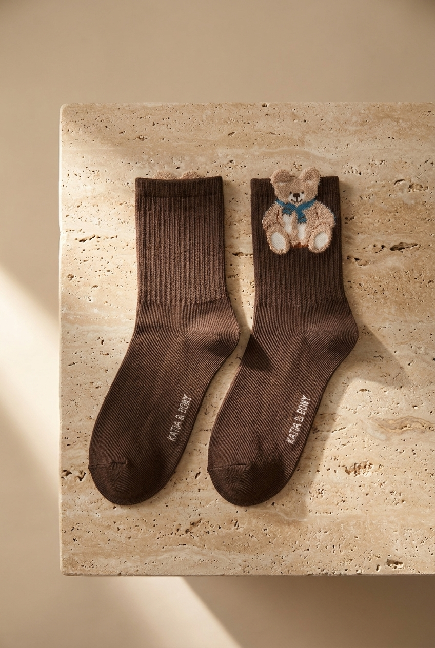 12601G4024 TEDDY UNISEX SOKET ÇORAP Yeşil