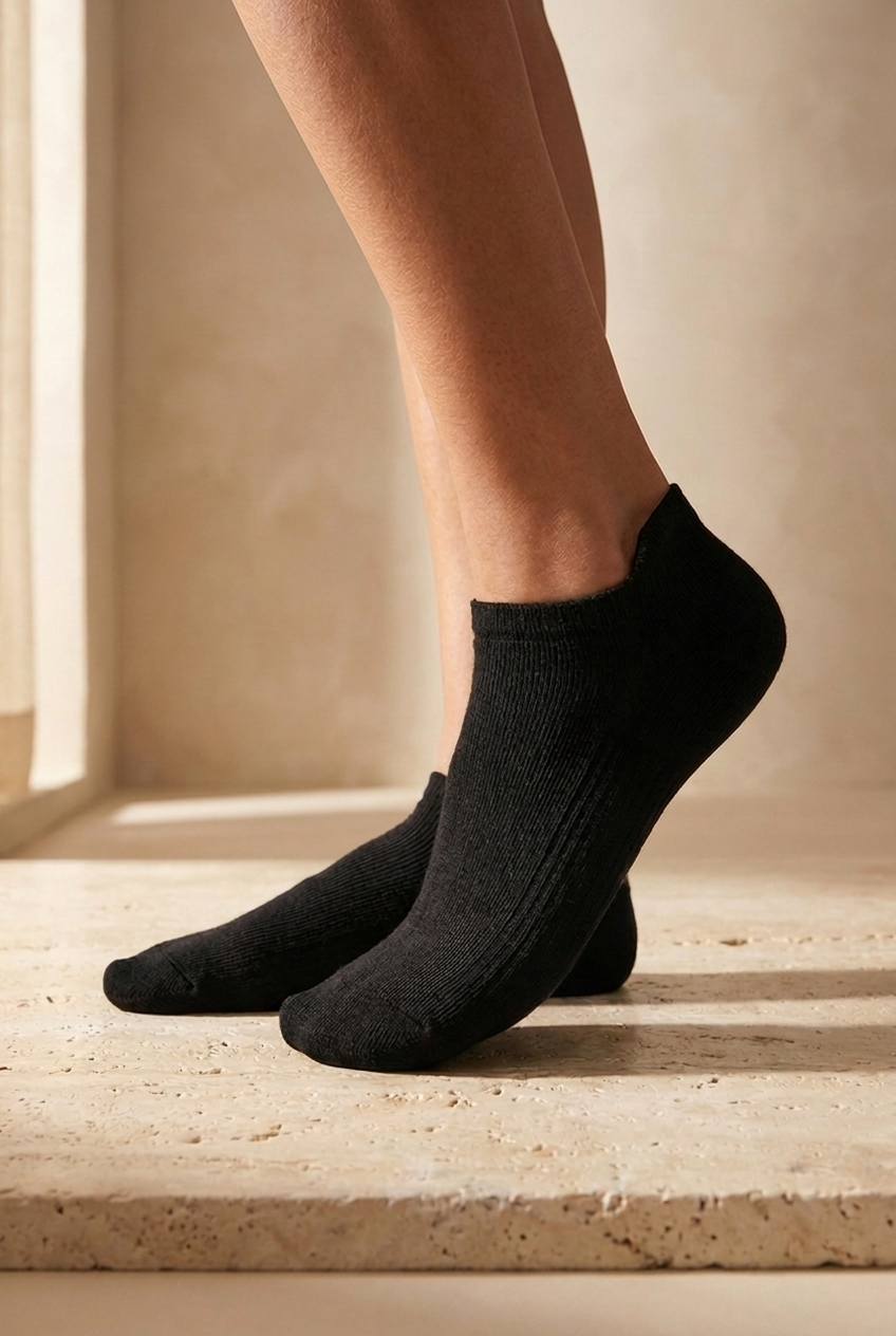 12601G4025 SNEAKERS UNISEX STEP ÇORAP SİYAH