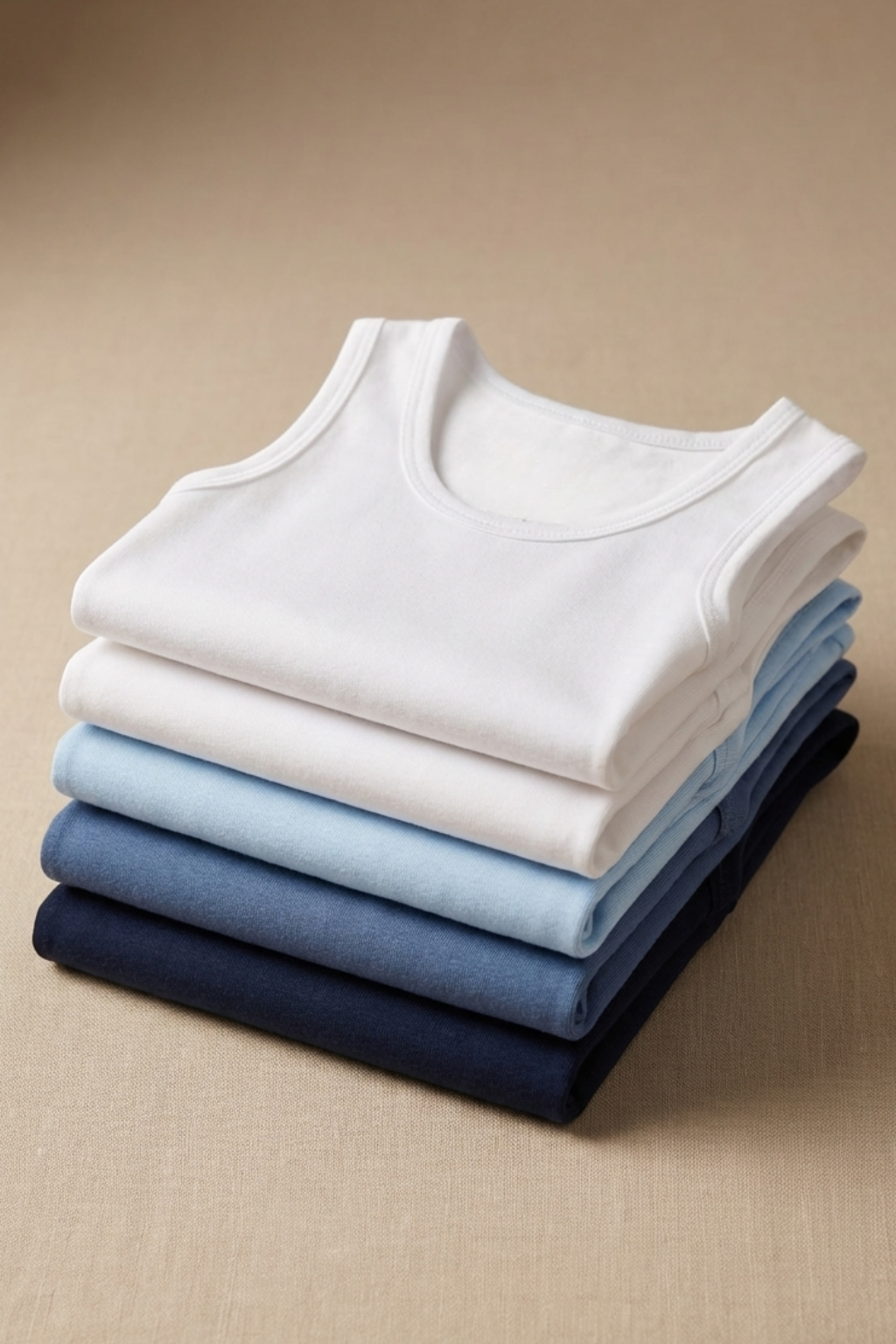 12603E2017 5PCK BASIC KIZ ÇOCUK KALIN ASKILI ATLET ÇOK RENKLİ