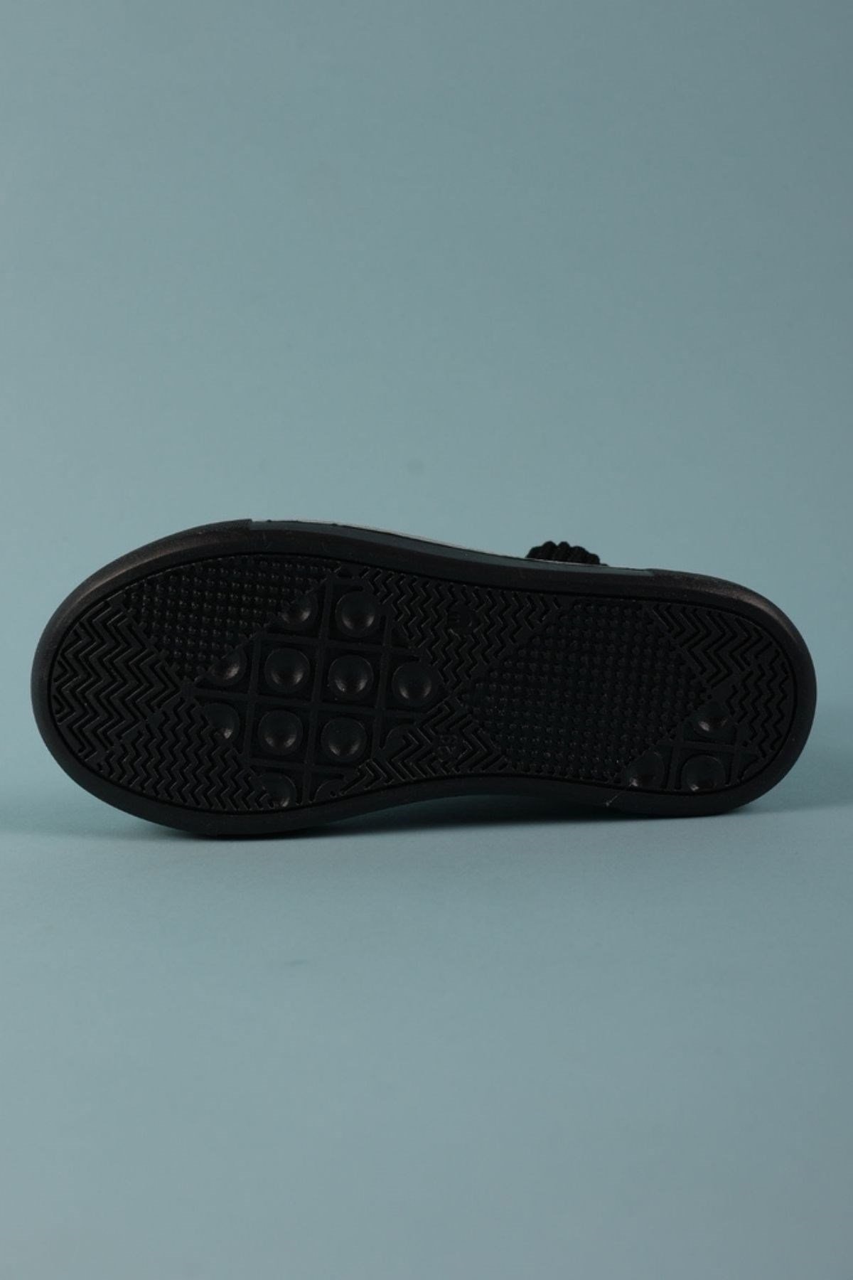 22105K2025 SHINING STEPS KIDS SHOES-Siyah/SILVER