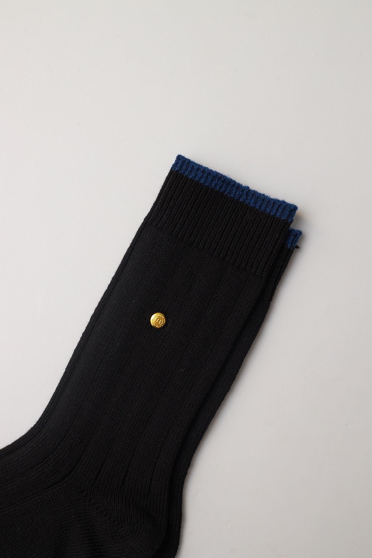 22401M4016 ZIMBALI EKOSE ERKEK SOKET ÇORAP SİYAH-LACİVERT