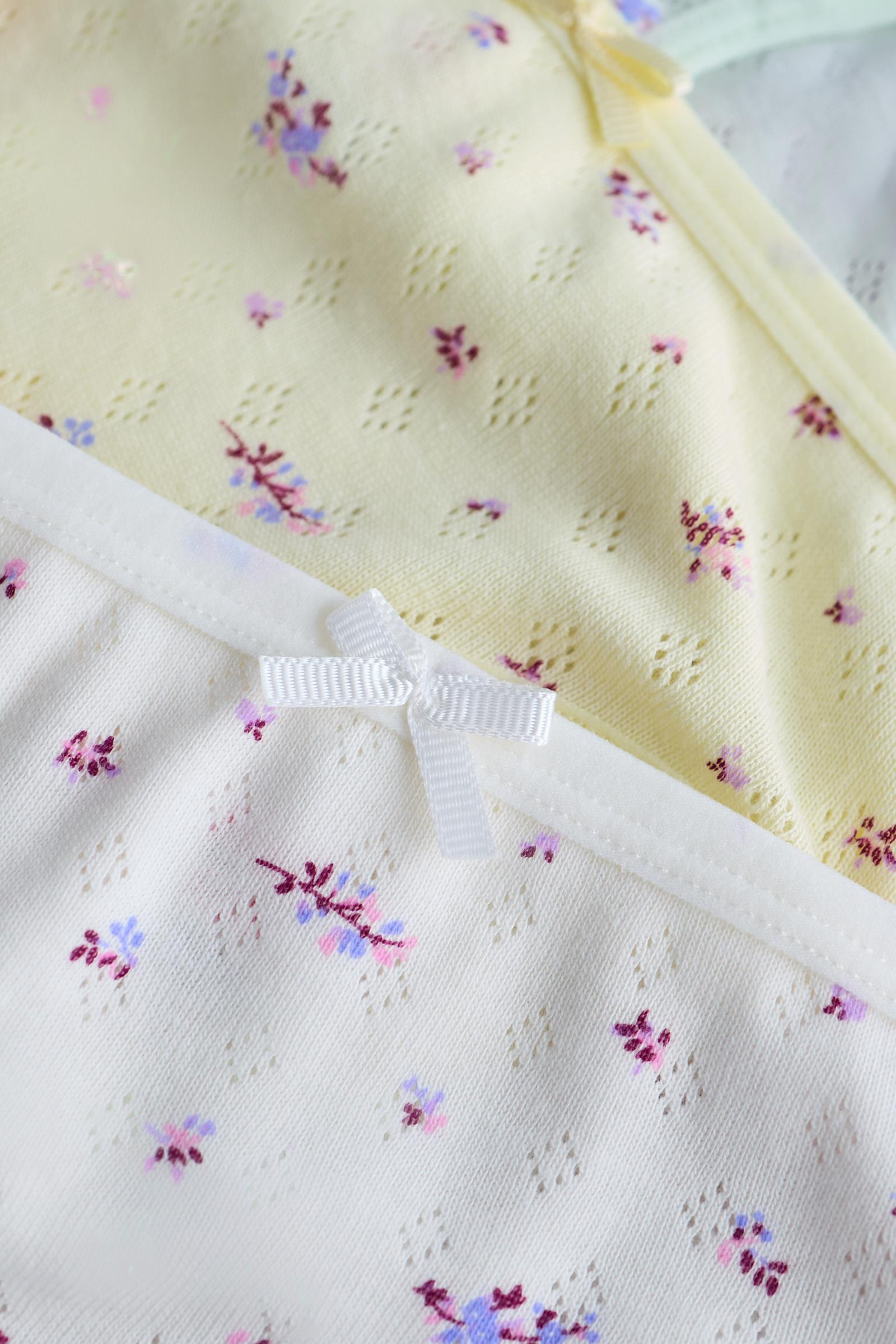 22403G4016 5PCK ÇİÇEK DESENLİ KIZ ÇOCUK SLIP ÇOK RENKLİ