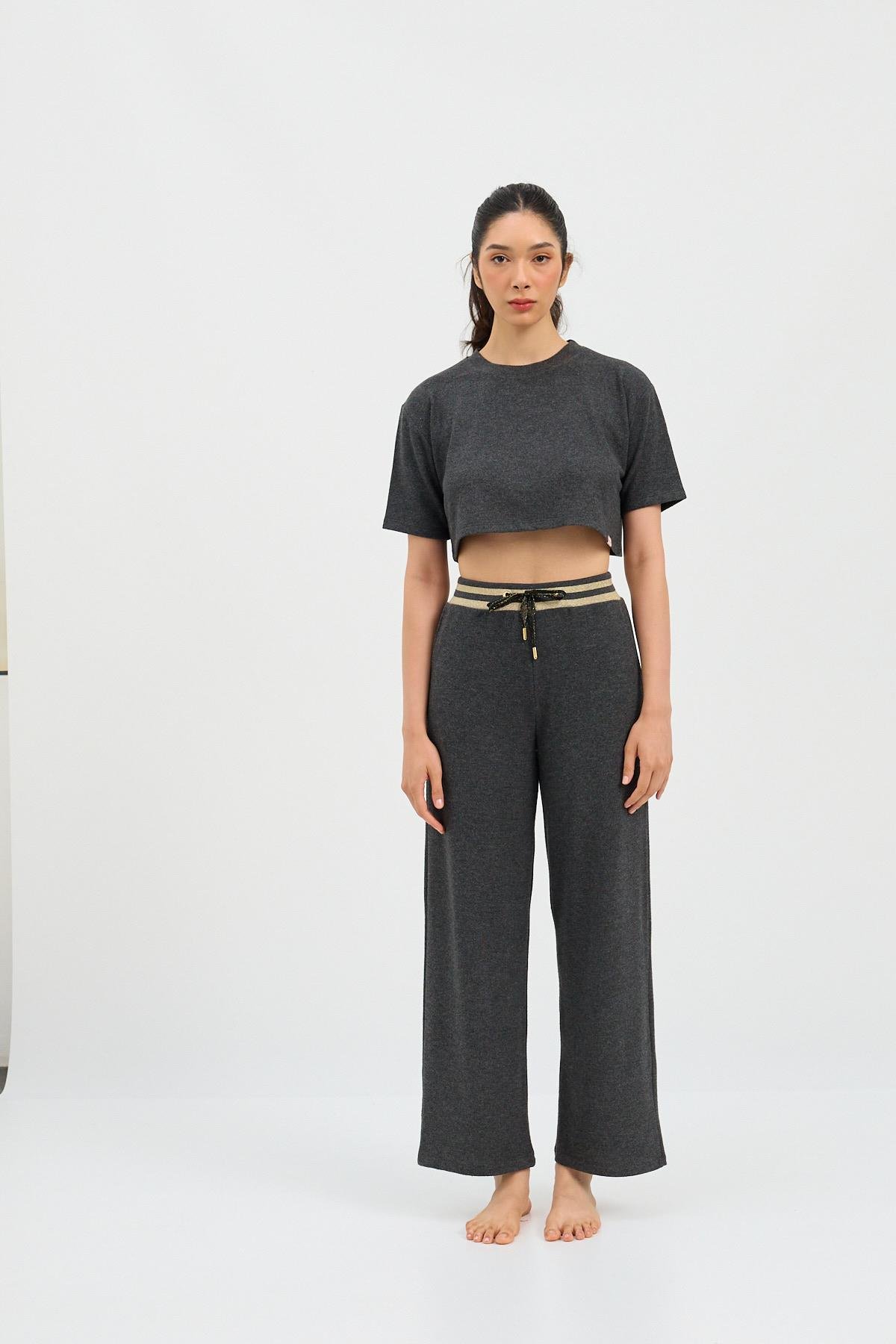 22410W3010 INFINITY DOTS KADIN BÜSTİYER Antrasit