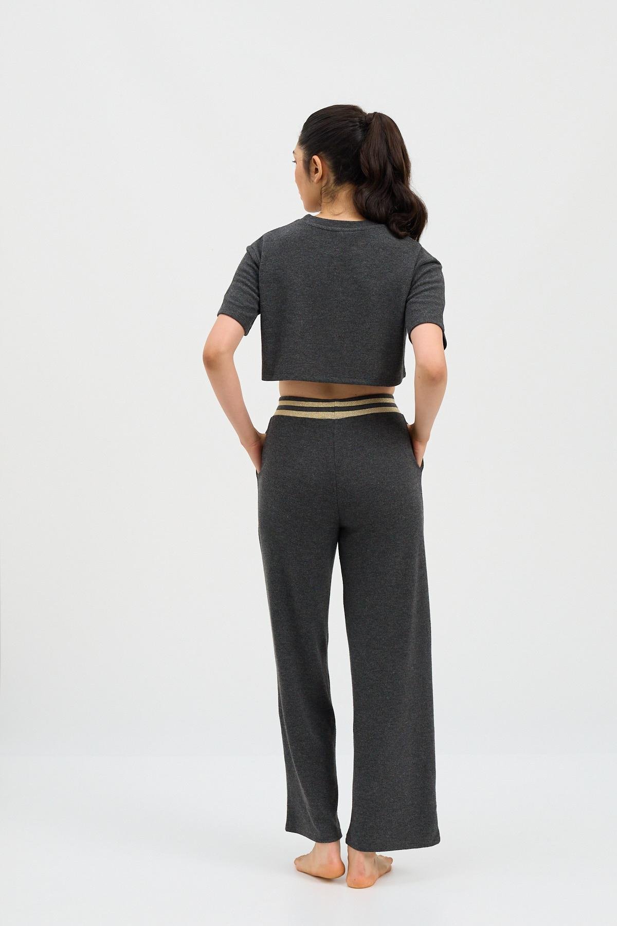 22410W3010 INFINITY DOTS KADIN BÜSTİYER Antrasit