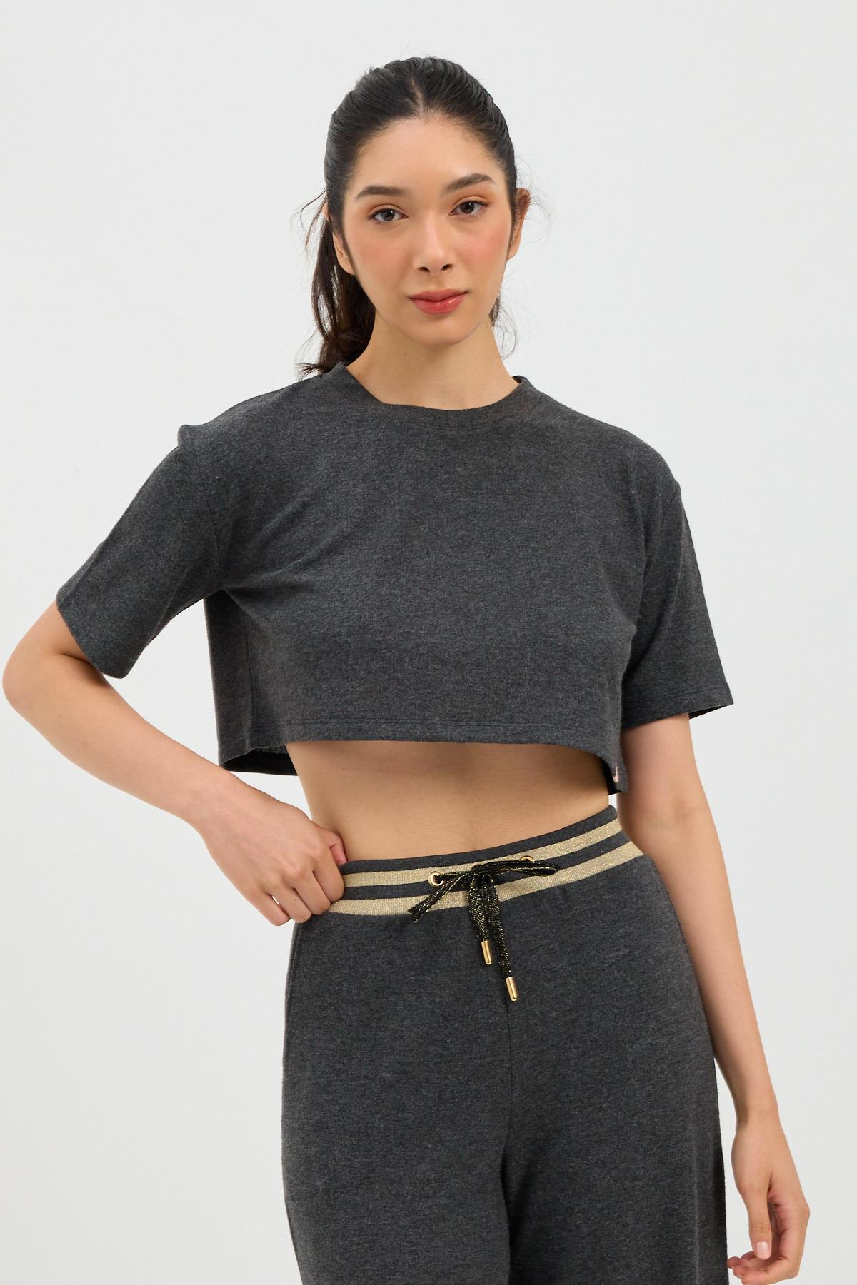 22410W3010 INFINITY DOTS KADIN BÜSTİYER Antrasit