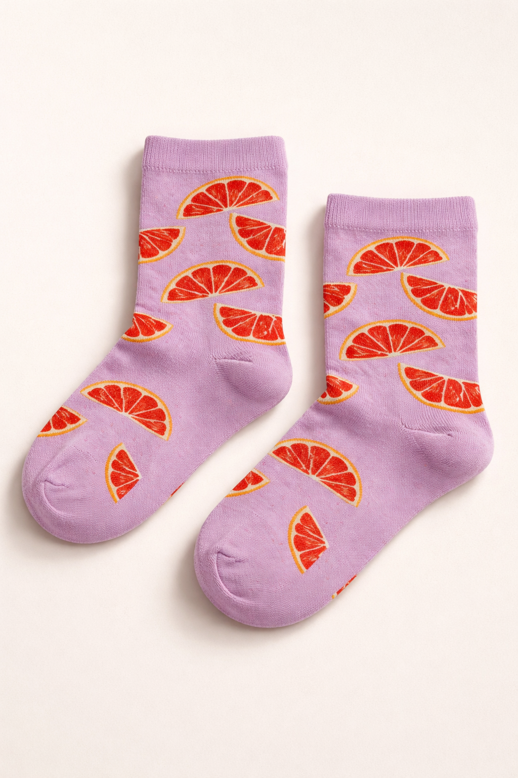 22501G2040 MEYVE DESENLİ ÇOCUK SOKET ÇORAP PURPLE