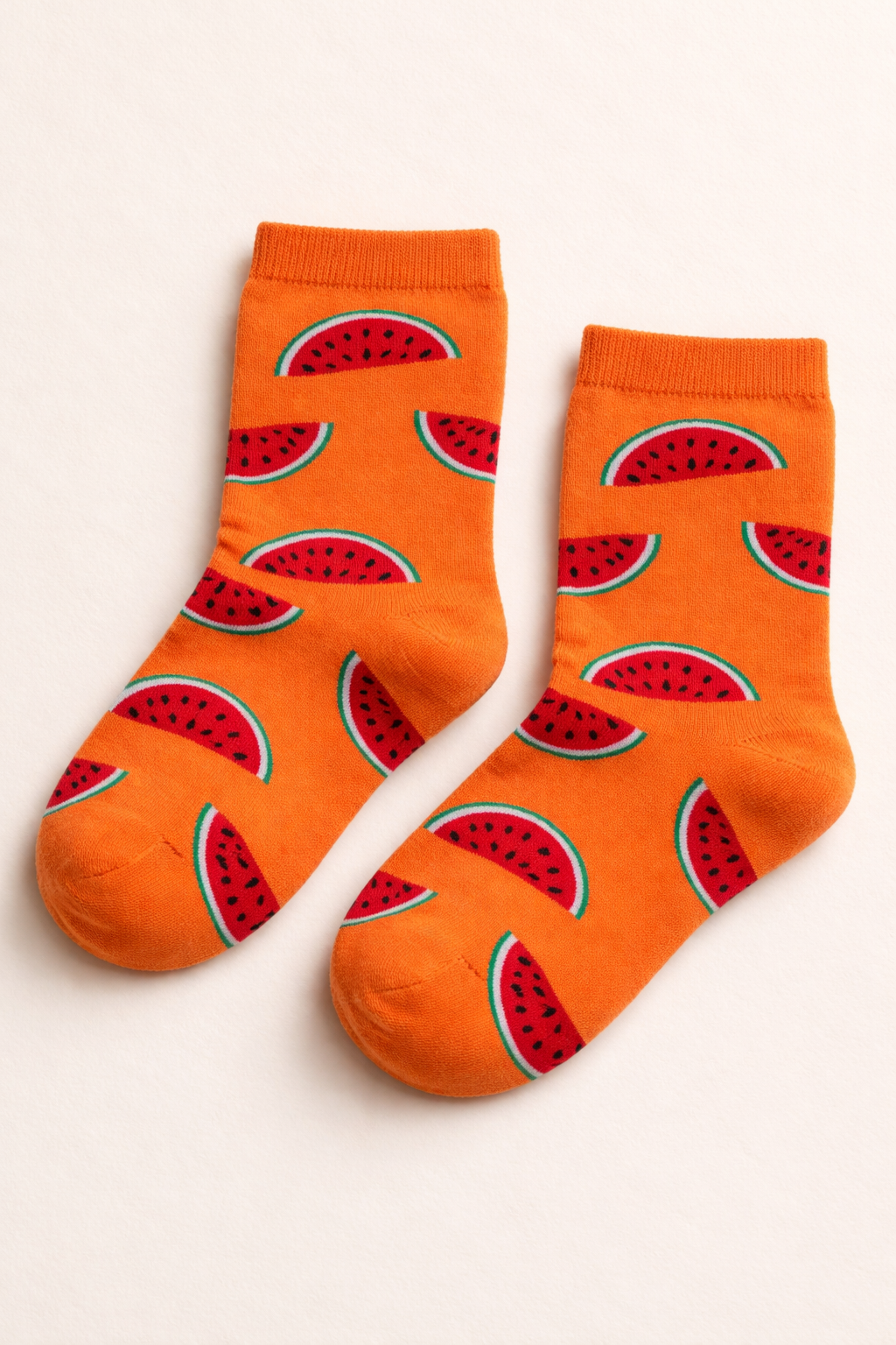 22501G2040 MEYVE DESENLİ ÇOCUK SOKET ÇORAP Turuncu