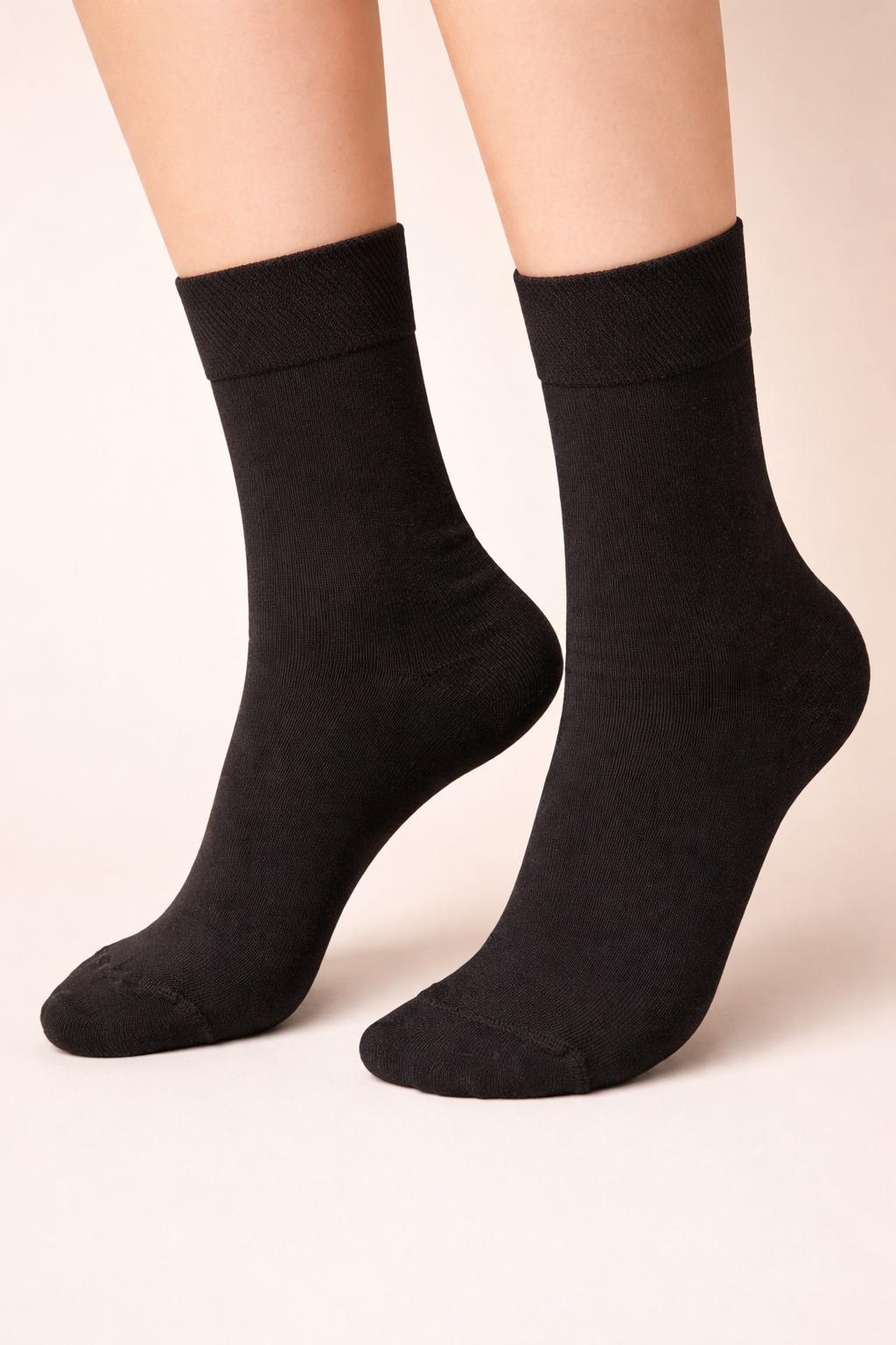 22501G3046 BASIC KADIN SOKET ÇORAP SİYAH