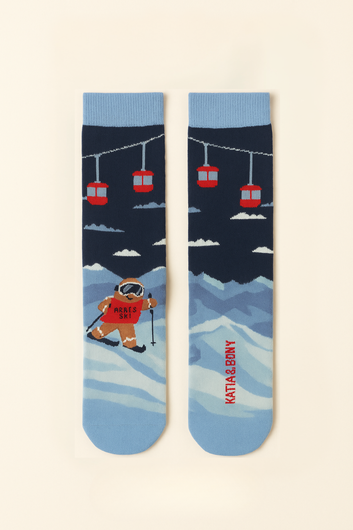 22501G4007 SNOWBOARD UNISEX SOKET ÇORAP Desenli