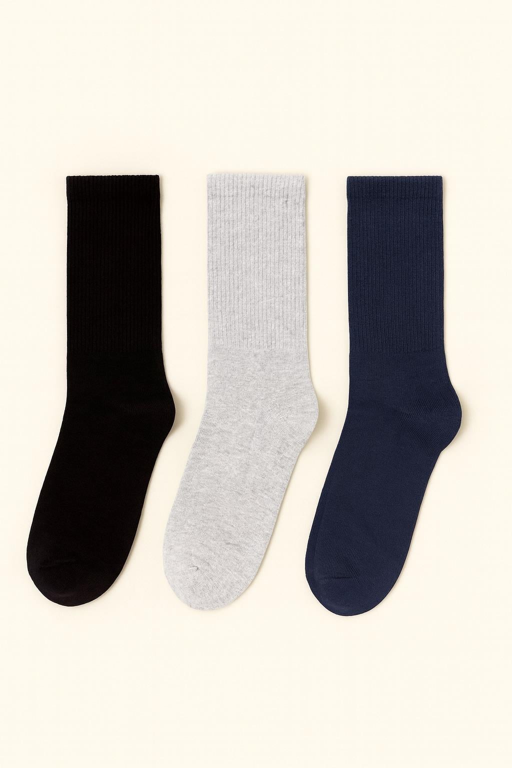 22501G4016 3PCK UNISEX SOKET ÇORAP ÇOK RENKLİ