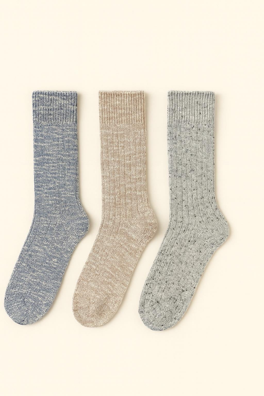 22501G4017 3PCK DESENLİ UNISEX SOKET ÇORAP ÇOK RENKLİ