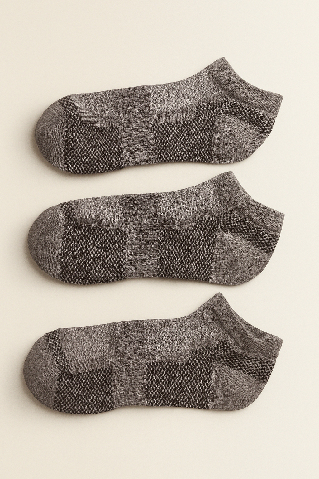 22501G4019 3PCK UNISEX SPOR STEP ÇORAP Siyah MİX