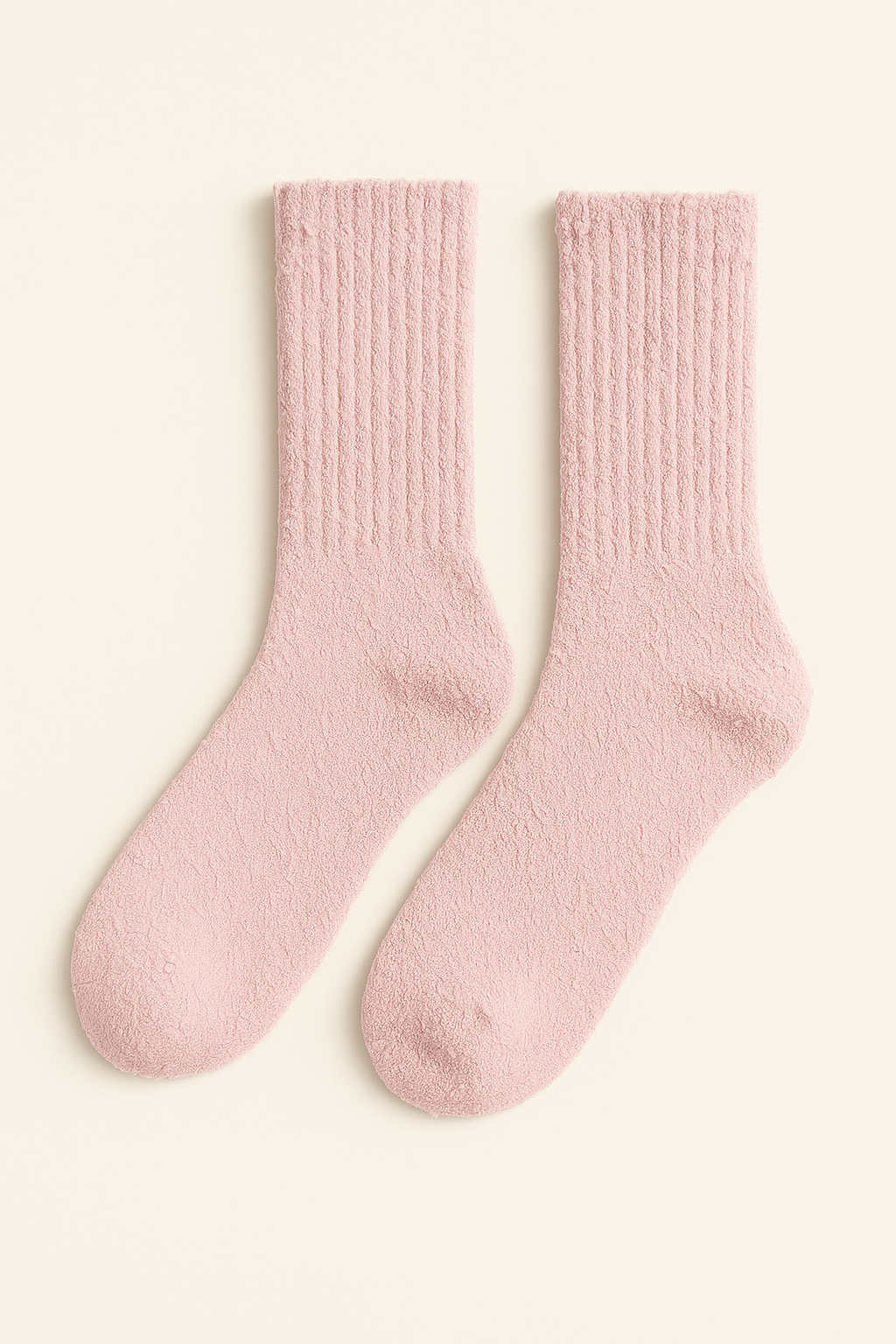 22501G4021 TÜYLÜ KALIN UNISEX SOKET ÇORAP Pembe