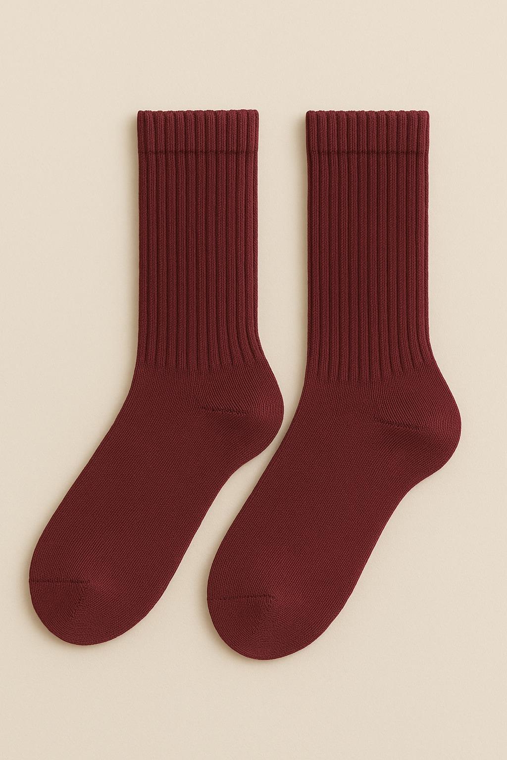 22501G4022 KALIN UNISEX SOKET ÇORAP Bordo