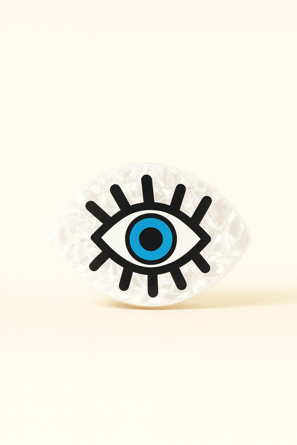 22505G2067 DANTELLİ FİYONKLU TOKA Beyaz/Siyah