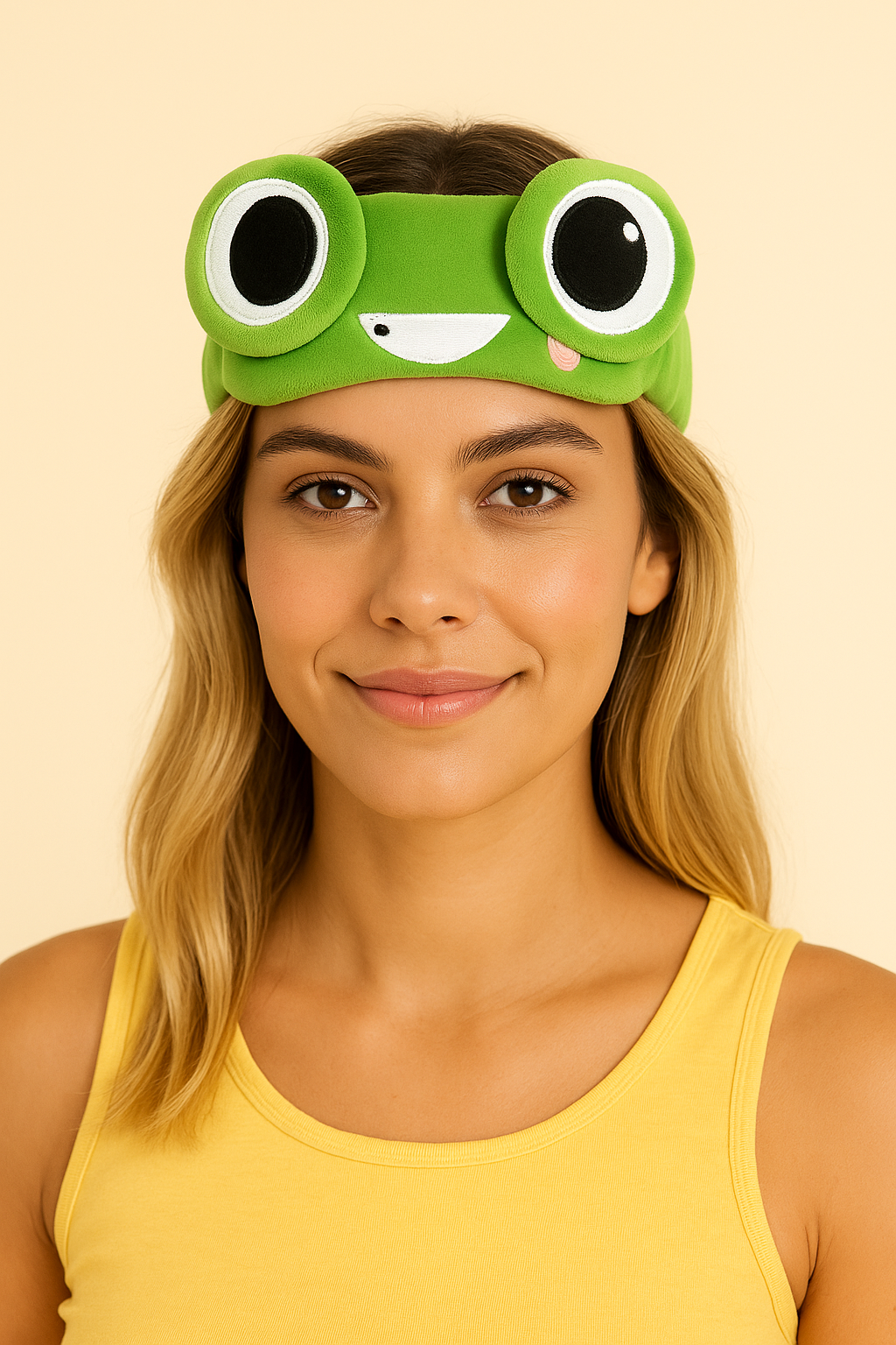 22505G2074 KURBAĞALI GÖZ BANDI Desenli