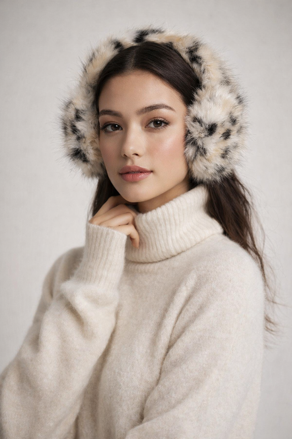 22505G2131 LEOPARLI KULAKLIK ÇOK RENKLİ