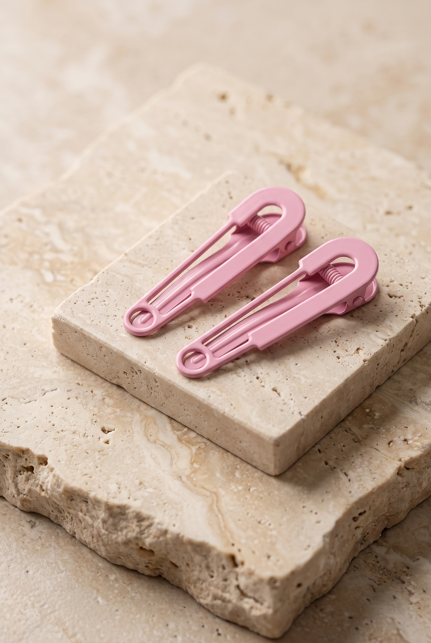 22505G2381 ÇENGEL DESENLİ TOKA-20688 Pembe