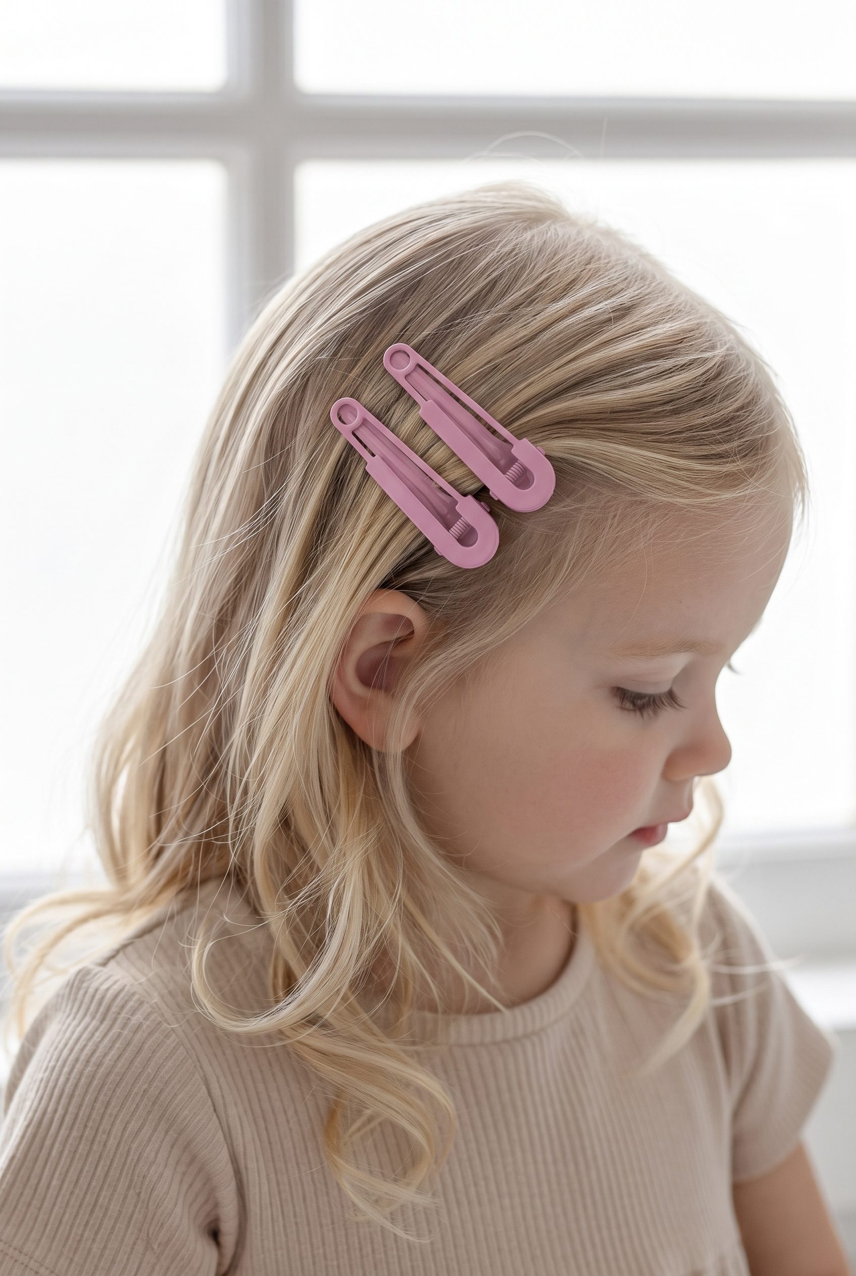 22505G2381 ÇENGEL DESENLİ TOKA-20688 Pembe