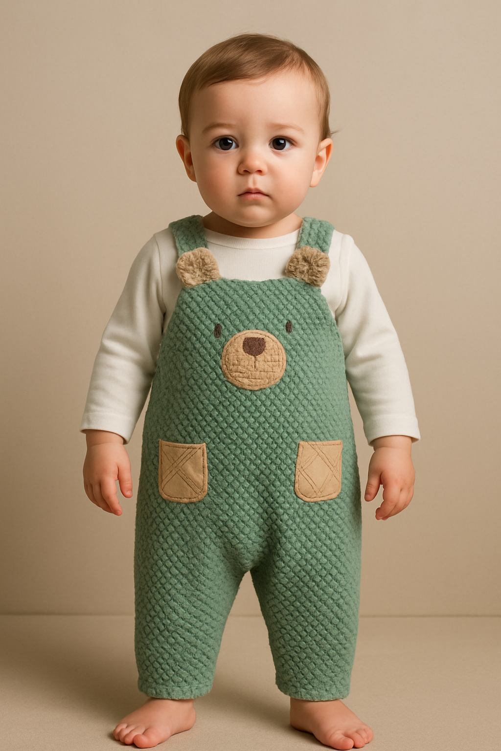 22512G1002 TEDDY BEBEK TULUM Yeşil